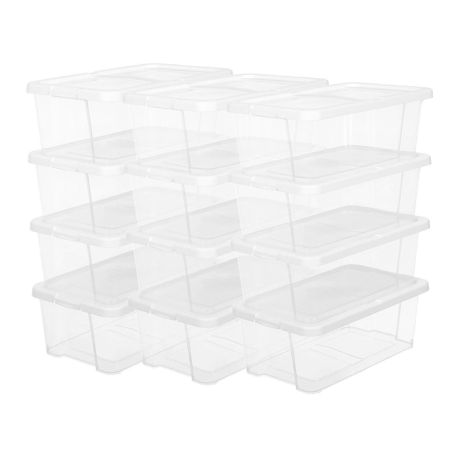 songmics-lsp12wt-aufbewahrungsbox-mit-deckel-12er-set-transparent-wei image 8