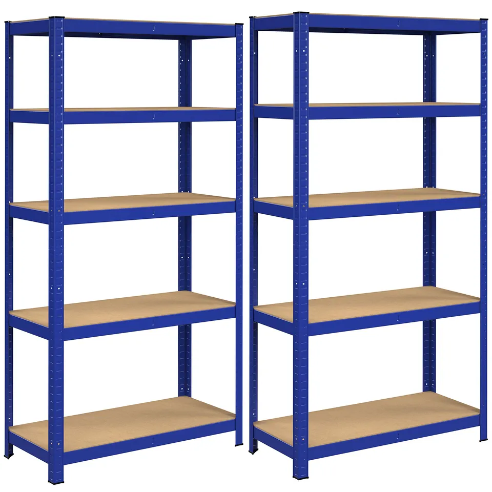 songmics-schwerlastregal-2er-set-40x90x180-cm-blau-glr80bu image 1
