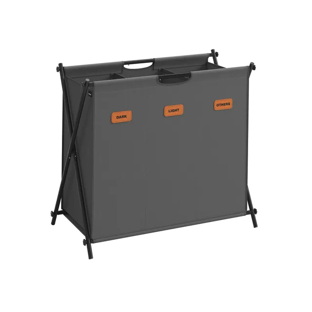 songmics-w-schekorb-lcb130g01-135-liter-3-f-cher-schiefergrau image 1
