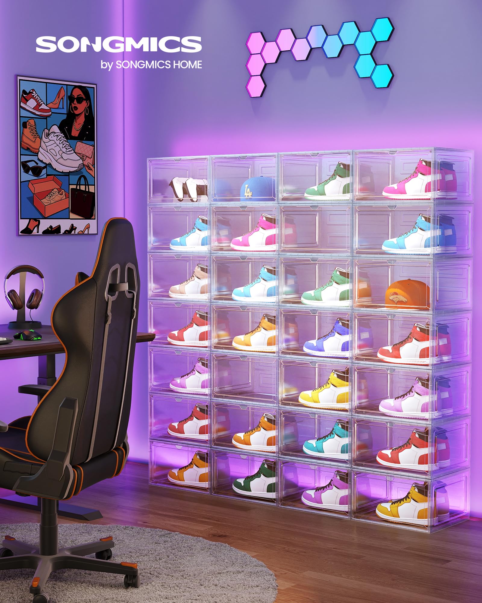 songmics-schuhboxen-6er-set-stapelbar-transparent-33-x-28-5-x-19-2-cm-bis-gr-e-4 image 2
