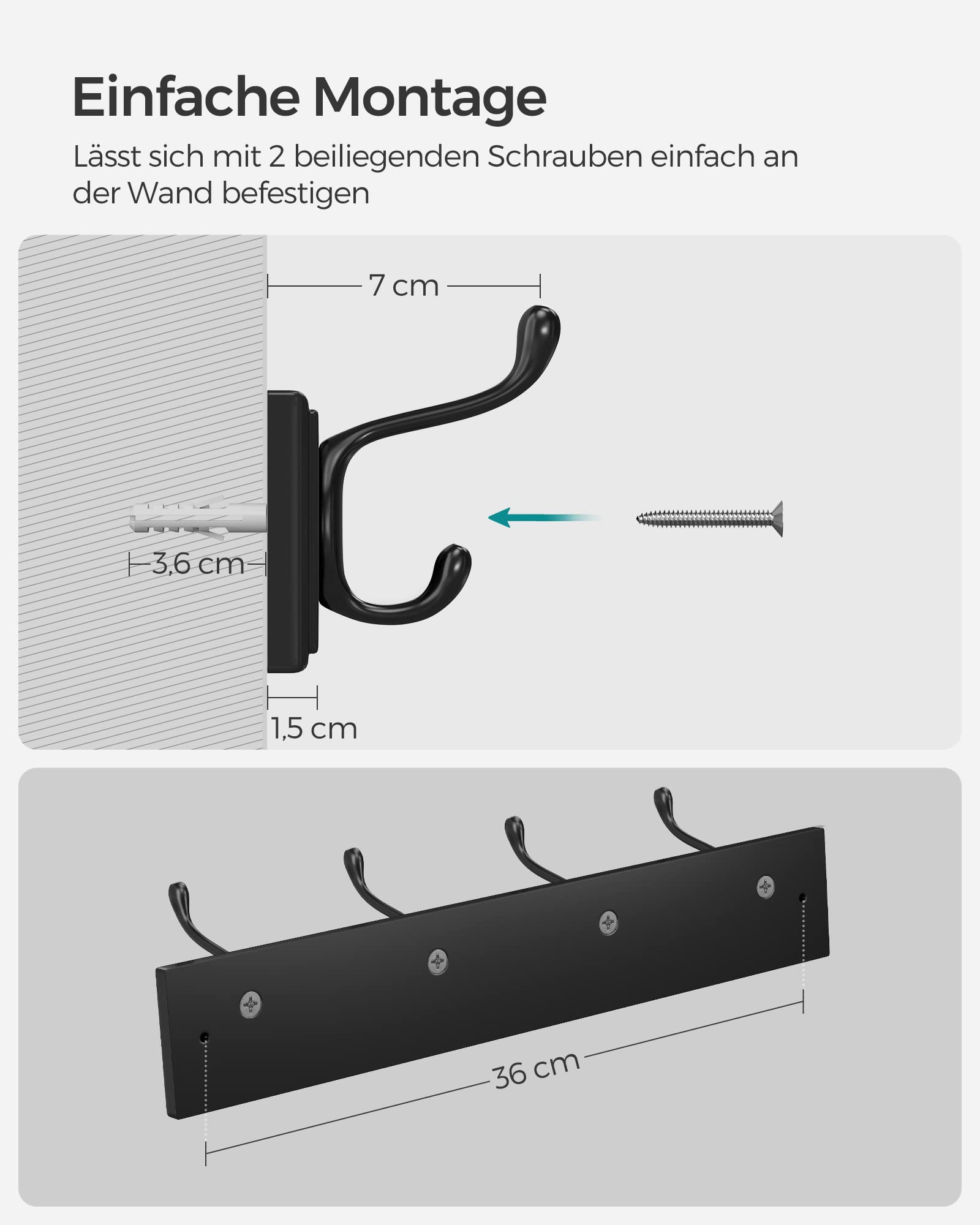 songmics-garderobenleiste-lhr023b01-wandgarderobe-mit-4-doppelhaken-schwarz image 3
