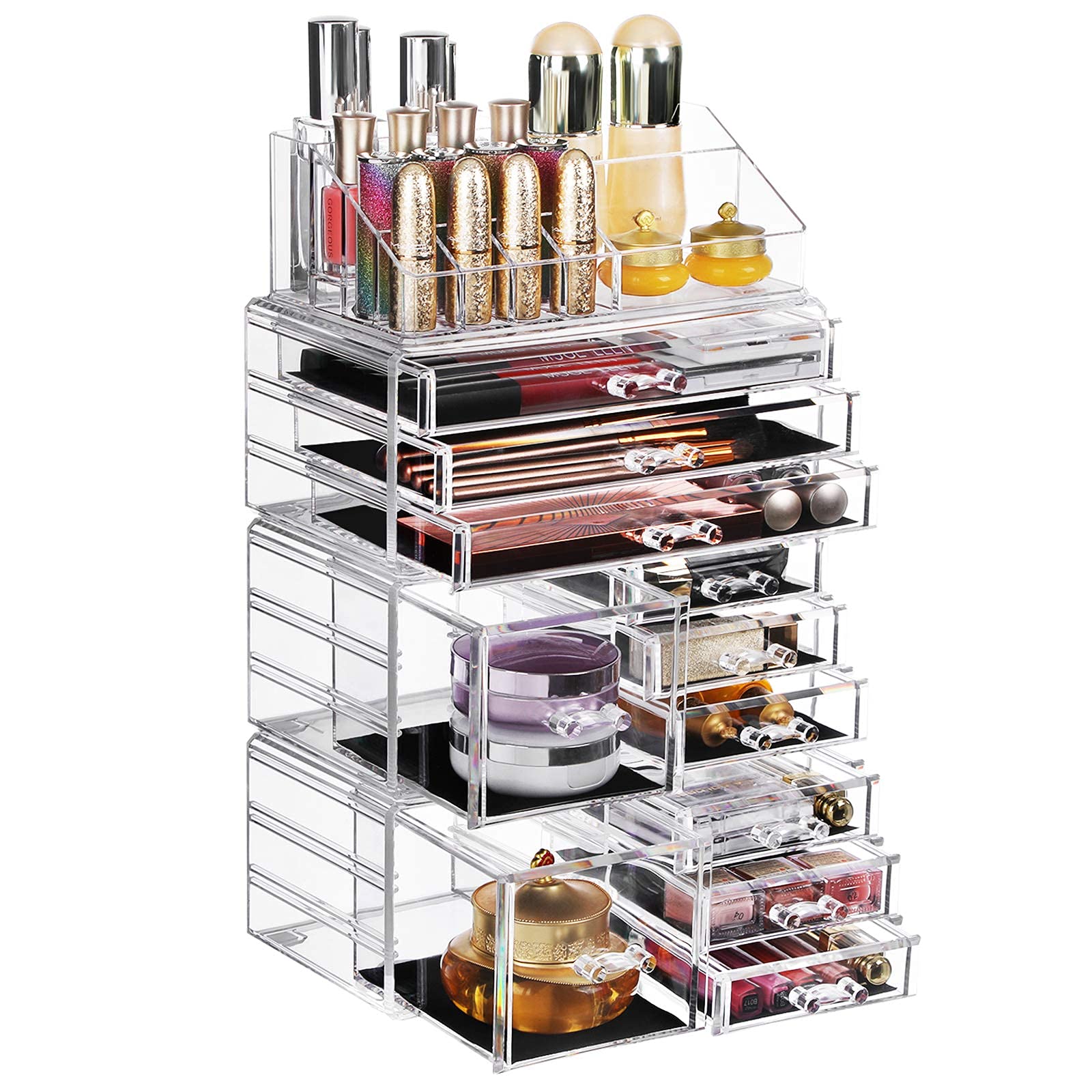 songmics-make-up-organizer-xxl-4in1-jka017tp-transparent-11-schubladen-15-f-cher image 8