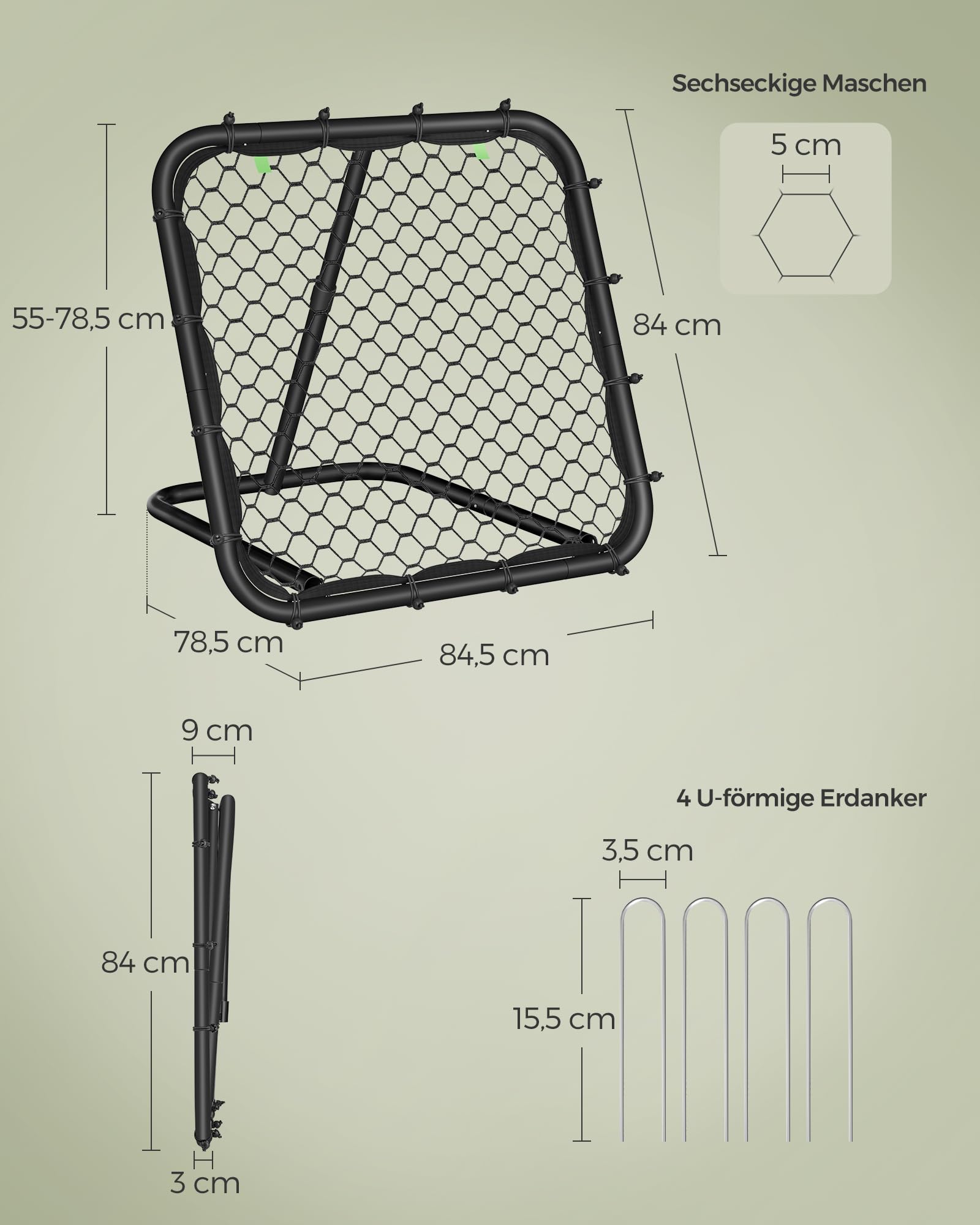 songmics-fu-ball-rebounder-tragbares-fu-balltor-kinder-stahlrahmen-winkelverstel image 4