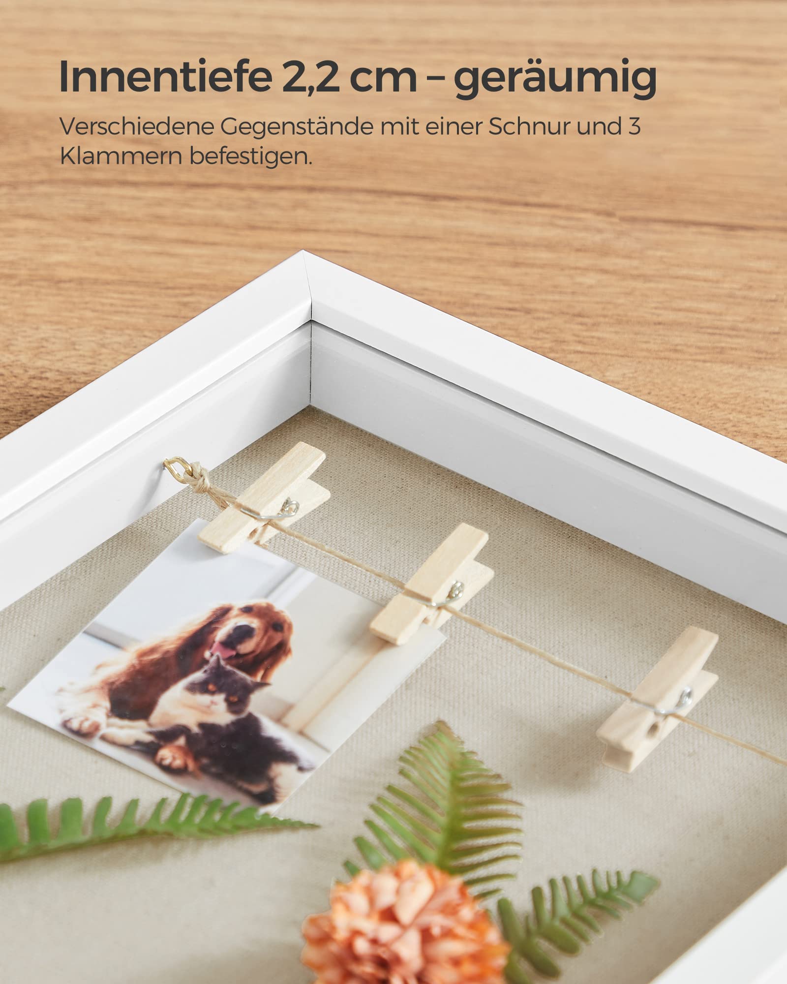 songmics-3d-bilderrahmen-rpf007w01-wei-22-5-x-4-x-27-5-cm image 4