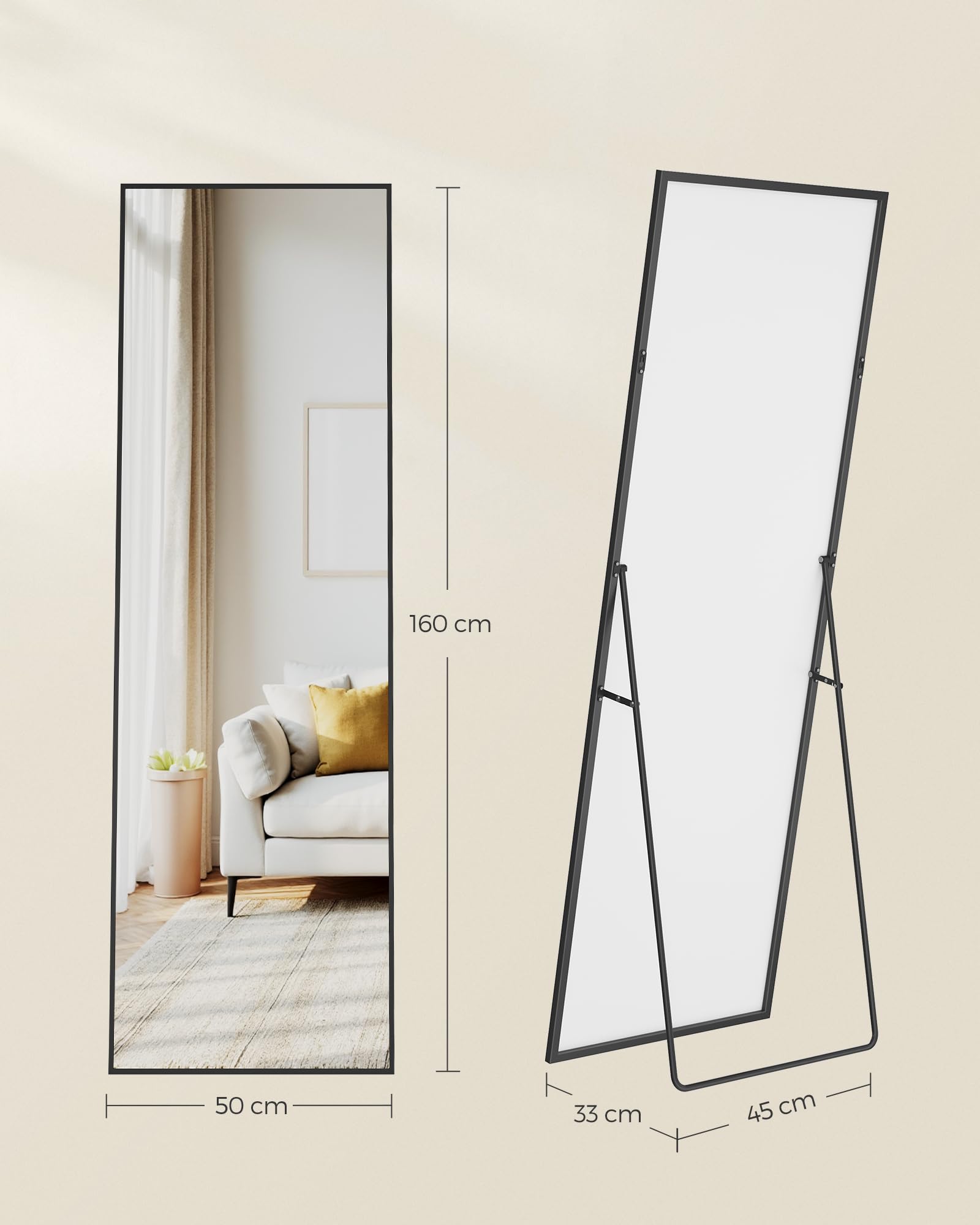 songmics-ganzk-rperspiegel-lfm050bd01-160x50-cm-alurahmen-tintenschwarz image 5