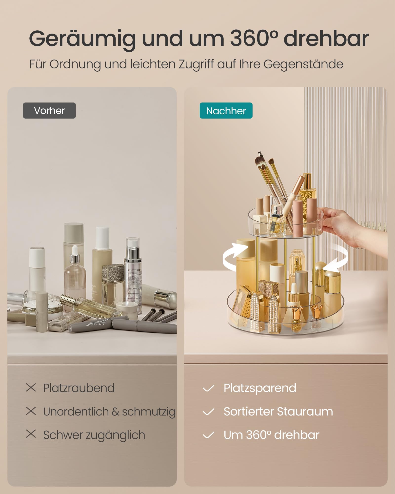 songmics-make-up-organizer-drehbar-jka027w02-2-ebenen-rund-transparent image 4