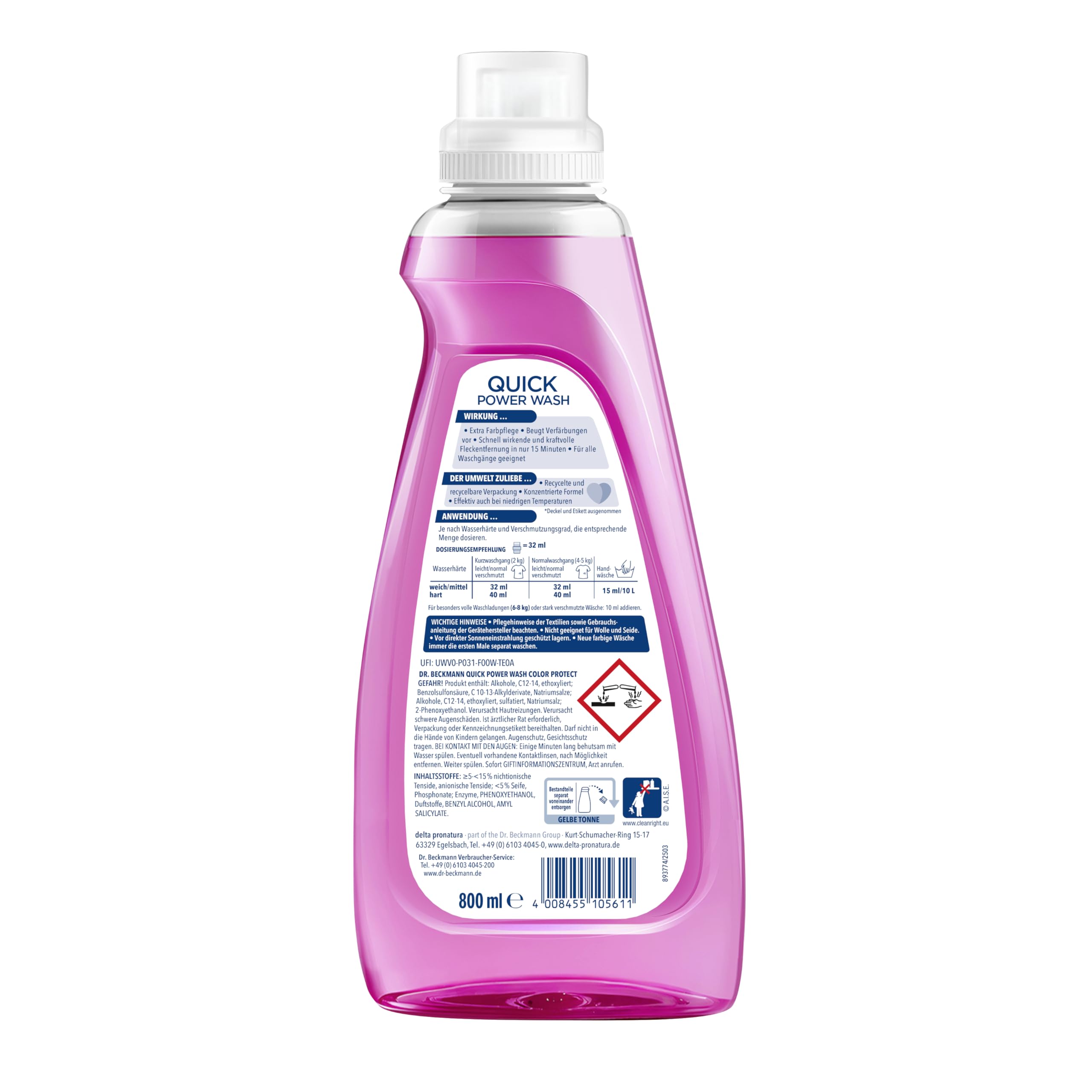 dr-beckmann-quick-power-wash-color-protect-fl-ssigwaschmittel-800-ml image 3