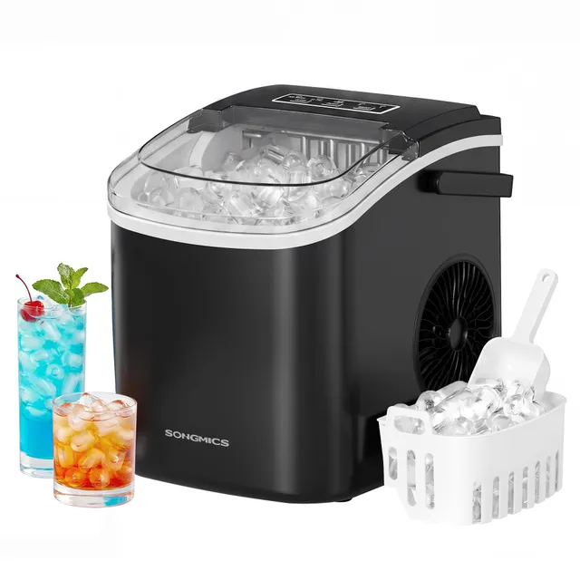 songmics-eisw-rfelmaschine-12-kg-24h-2-gr-en-selbstreinigung-tintenschwarz-xzb00 image 1