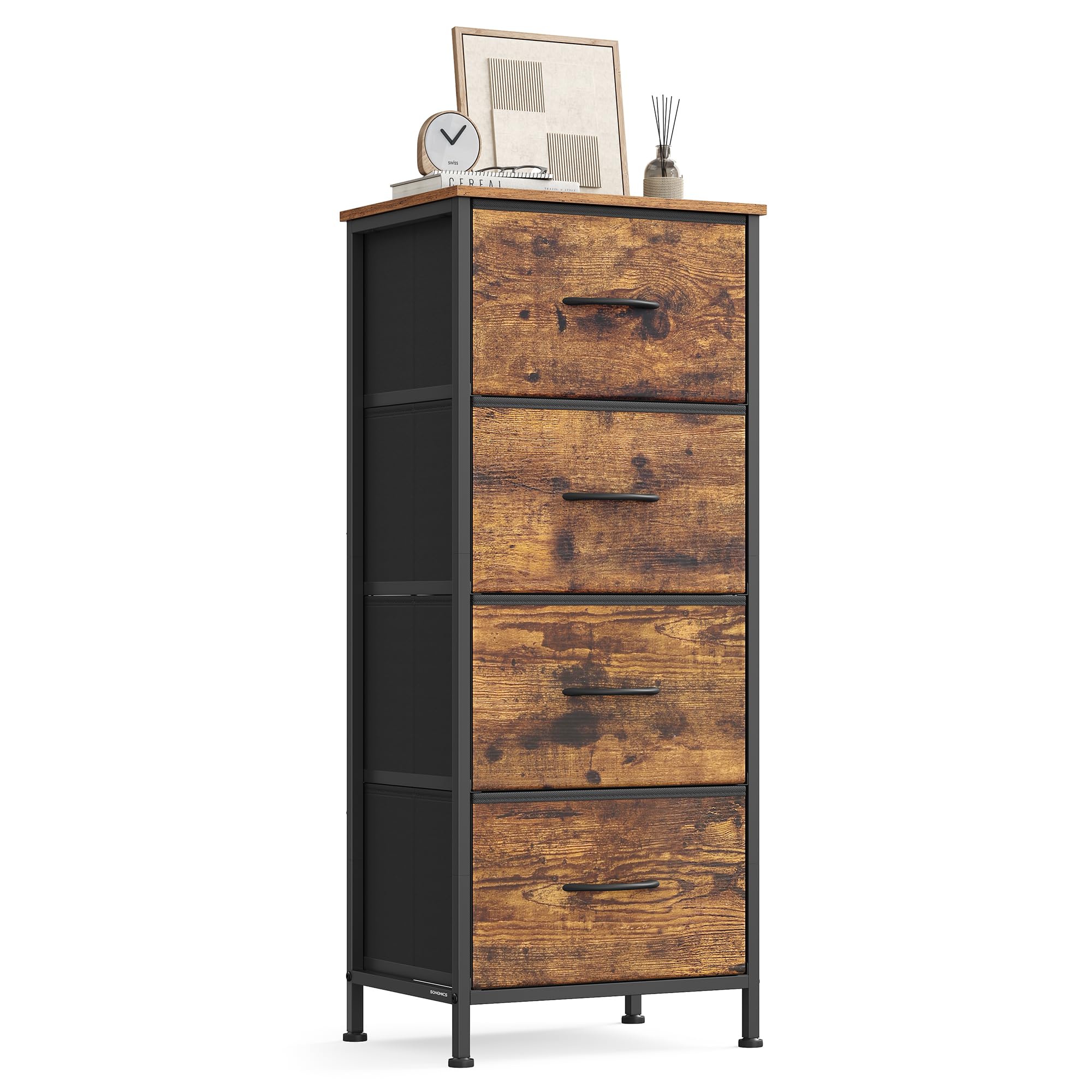 songmics-bellah-kommode-lgs314wh01-mit-4-schubladen-wolkenwei-schneewei image 7
