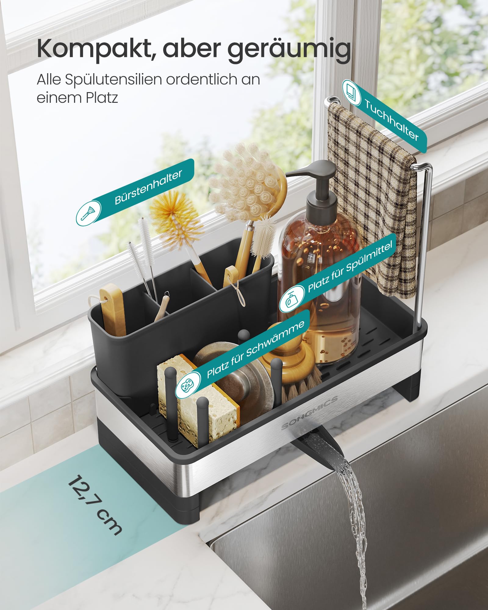 songmics-sp-lbecken-organizer-kcs555bh01-edelstahl-12-7-x-24-7-x-23-cm image 4