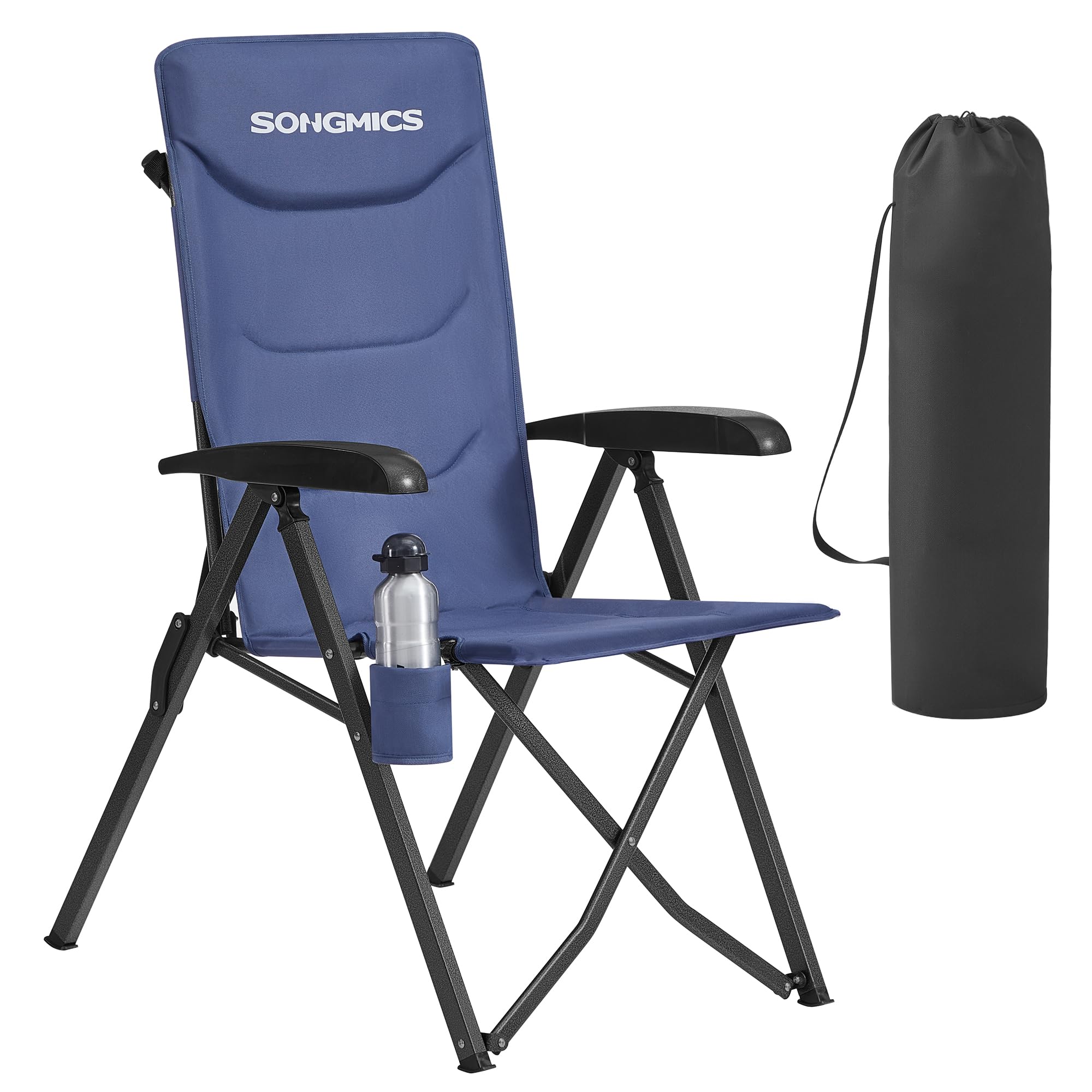 songmics-campingstuhl-faltbar-gcb015qz01-erwachsene-95-150-verstellbar-blau image 1