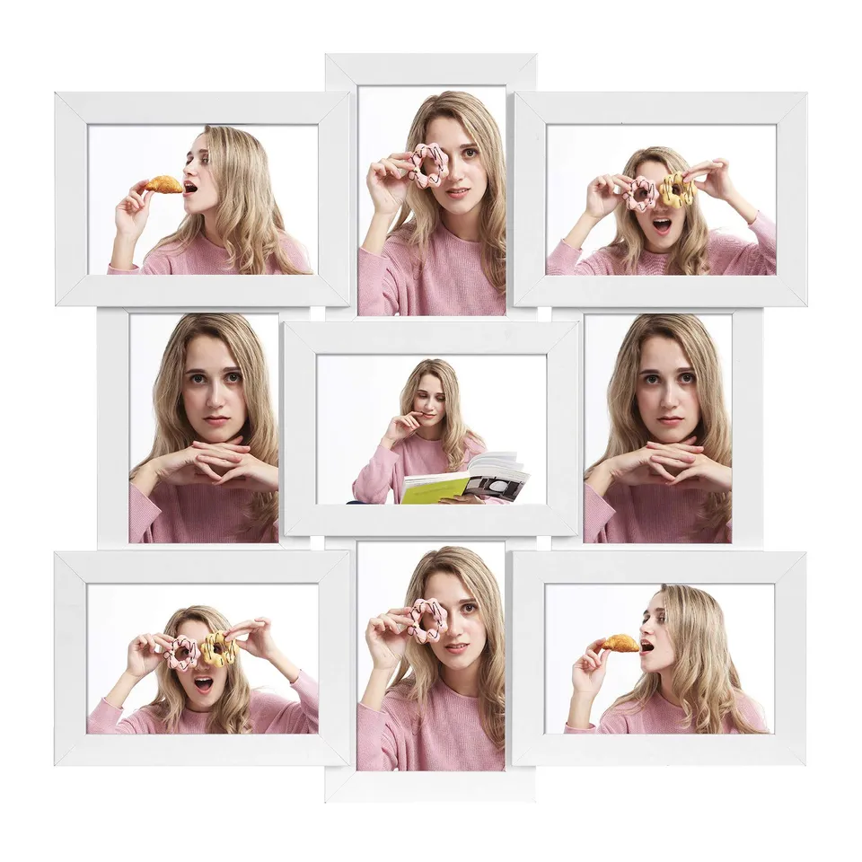 songmics-bilderrahmen-collage-rpf029w01-f-r-9-fotos-10x15-cm-wei image 1