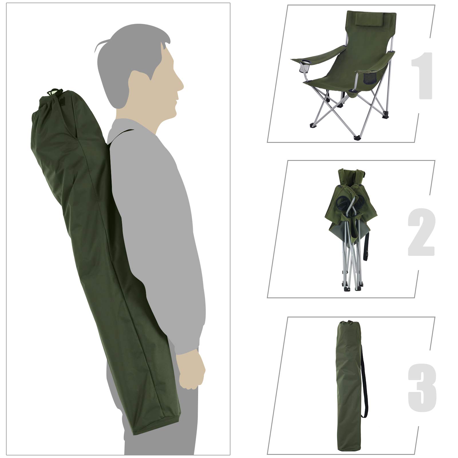 songmics-campingstuhl-faltbar-gr-n-mit-kopfst-tze-gcb09ag image 8
