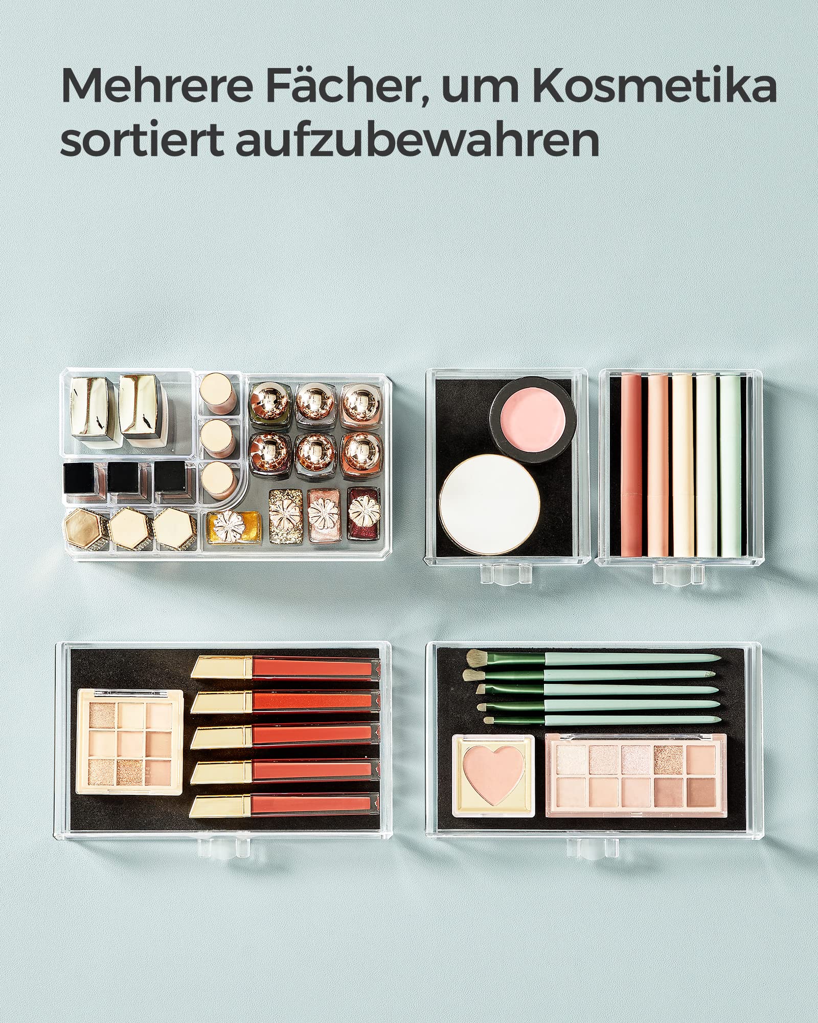 songmics-make-up-organizer-jka001tp-transparent-mit-4-schubladen image 3