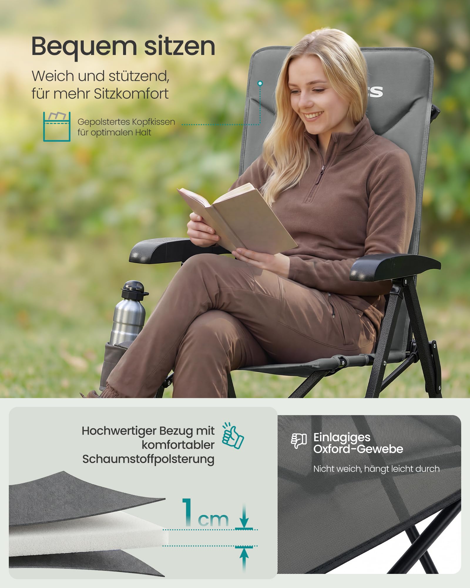 songmics-campingstuhl-faltbar-gcb015gz01-erwachsene-95-150-verstellbar-grau image 4