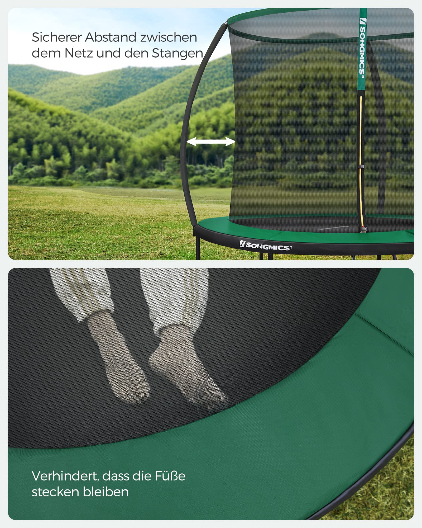 songmics-trampolin-outdoor-244-cm-kindertrampolin-mit-netz-randabdeckung image 4