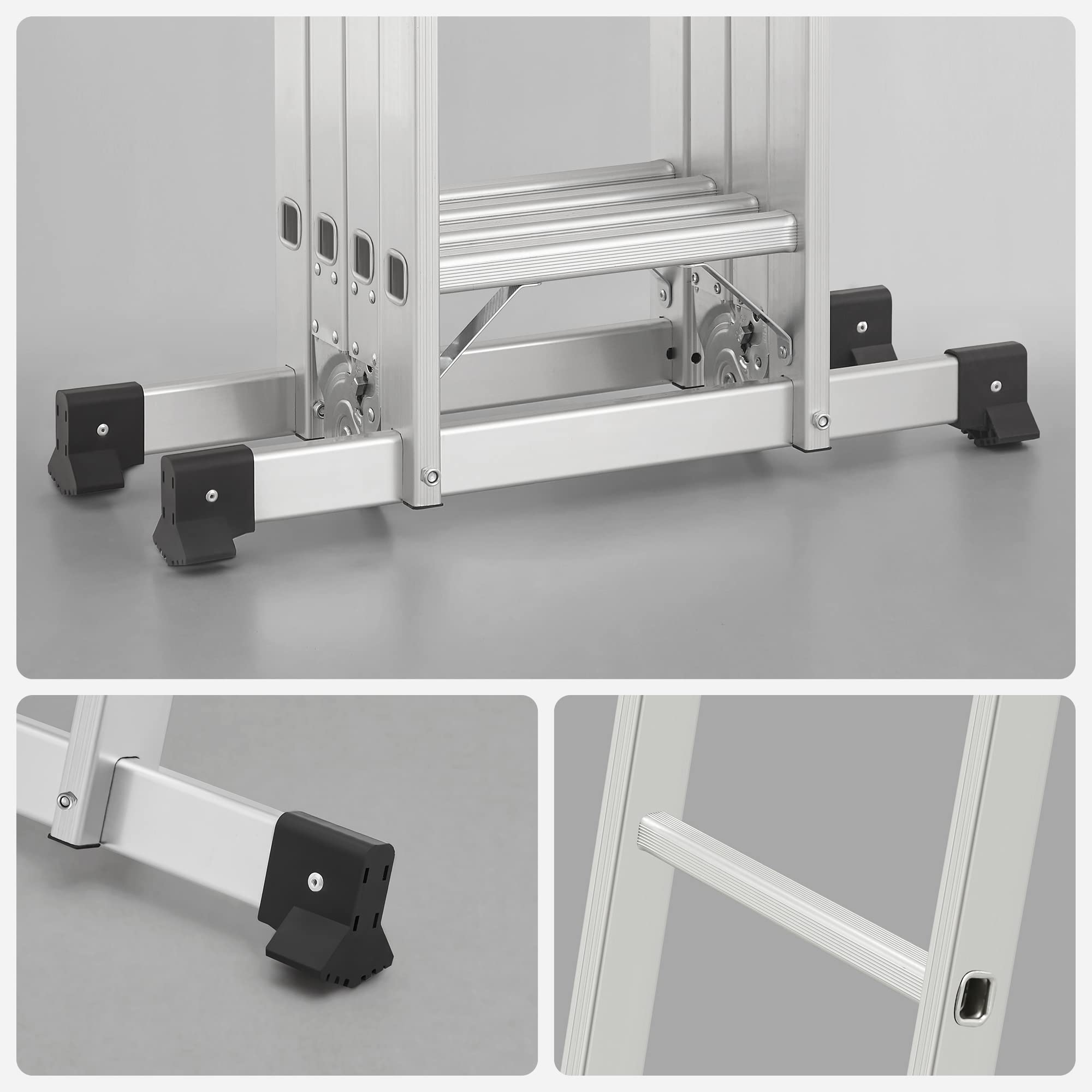 songmics-mehrzweckleiter-glt36m-aluleiter-4x3-stufen-12-stufen-silber image 5
