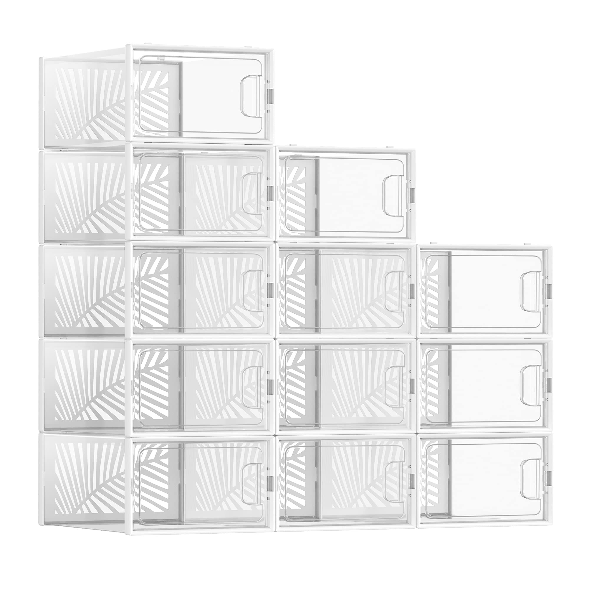 songmics-transparente-schuhbox-gr-e-44-12er-set-stapelbar-lsp106w12 image 1