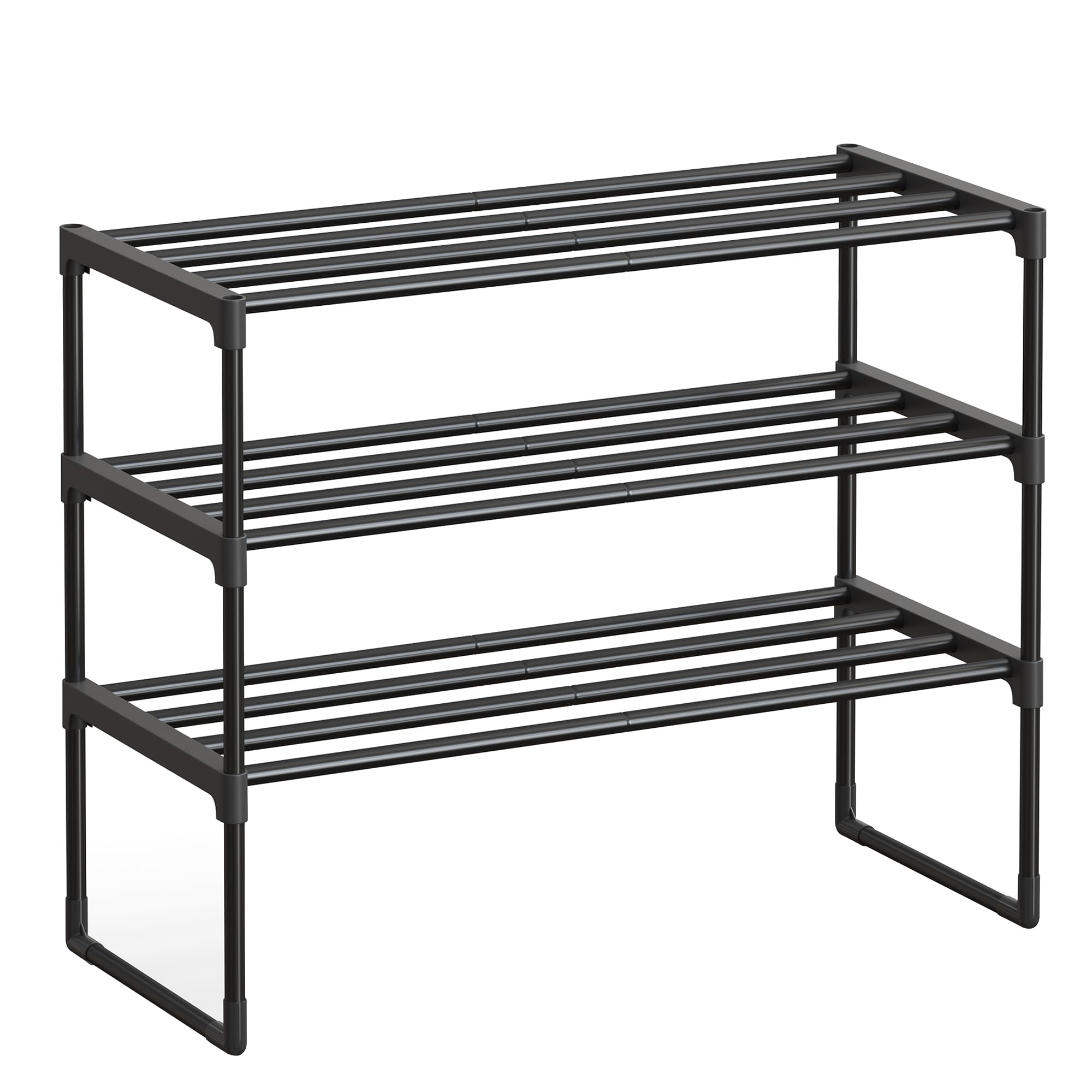 songmics-schuhregal-lsa12bkv2-2-ebenen-metall-30-x-92-x-34-cm-schwarz image 8