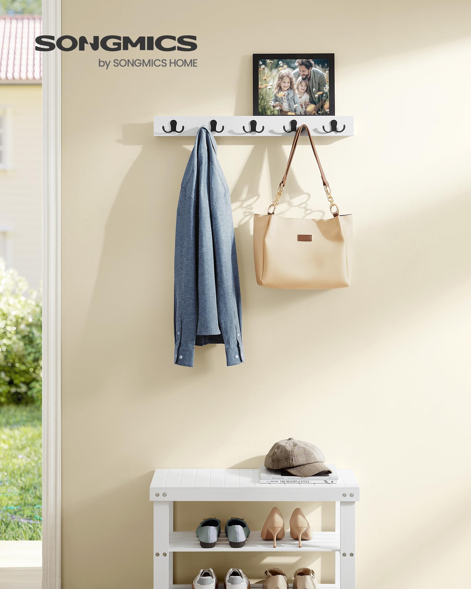 songmics-wandgarderobe-lcr005w01-wolkenwei-mit-ablage-5-haken image 2