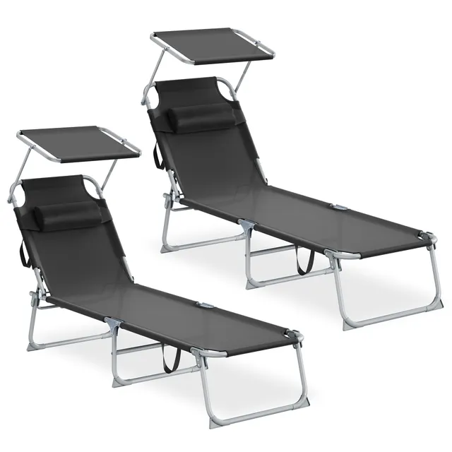 songmics-sonnenliege-klappbar-2er-set-mit-kopfst-tze-189-x-53-x-28-5-cm image 1