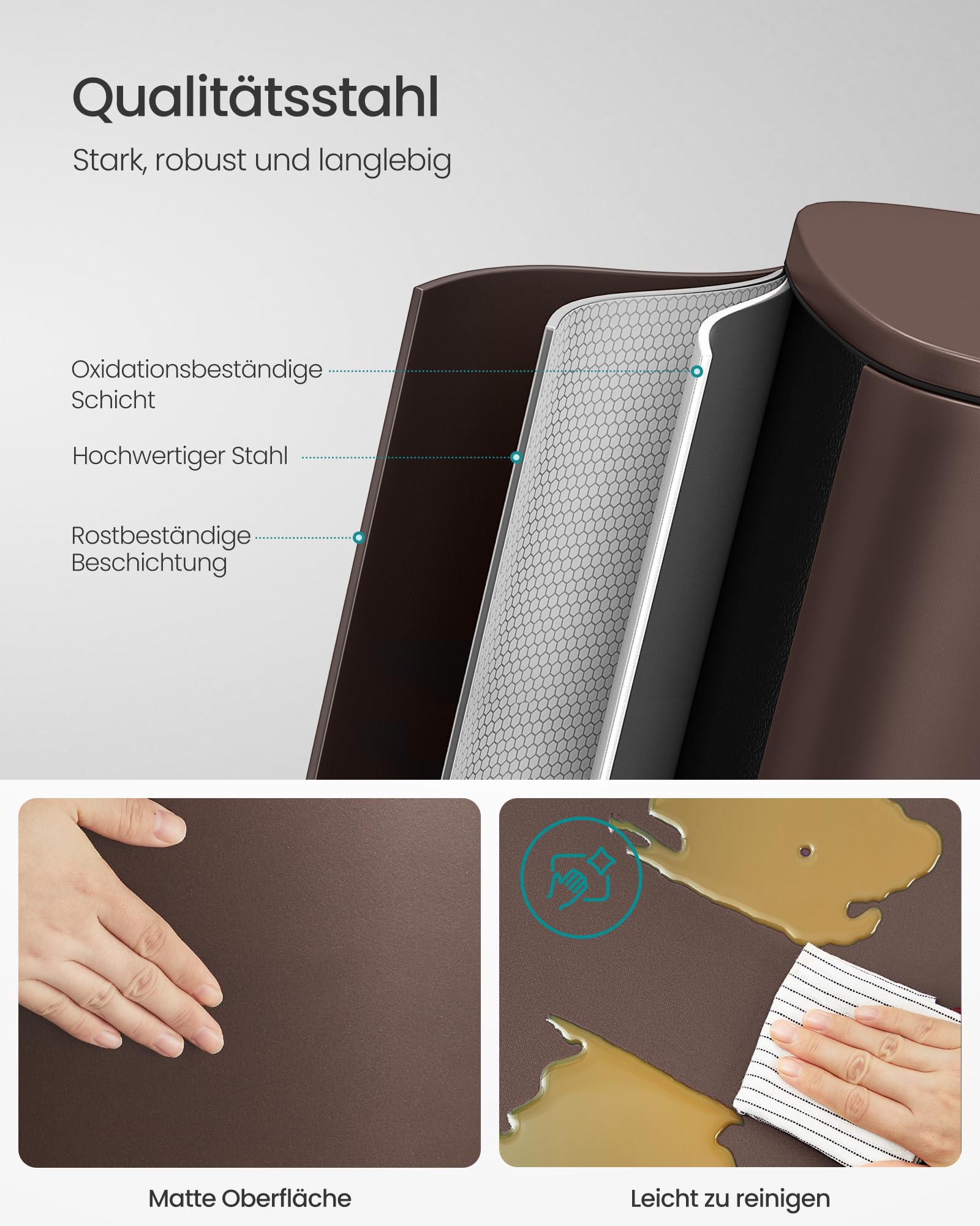 songmics-k-chenabfalleimer-50-l-treteimer-stahl-braun-ltb50br02 image 3