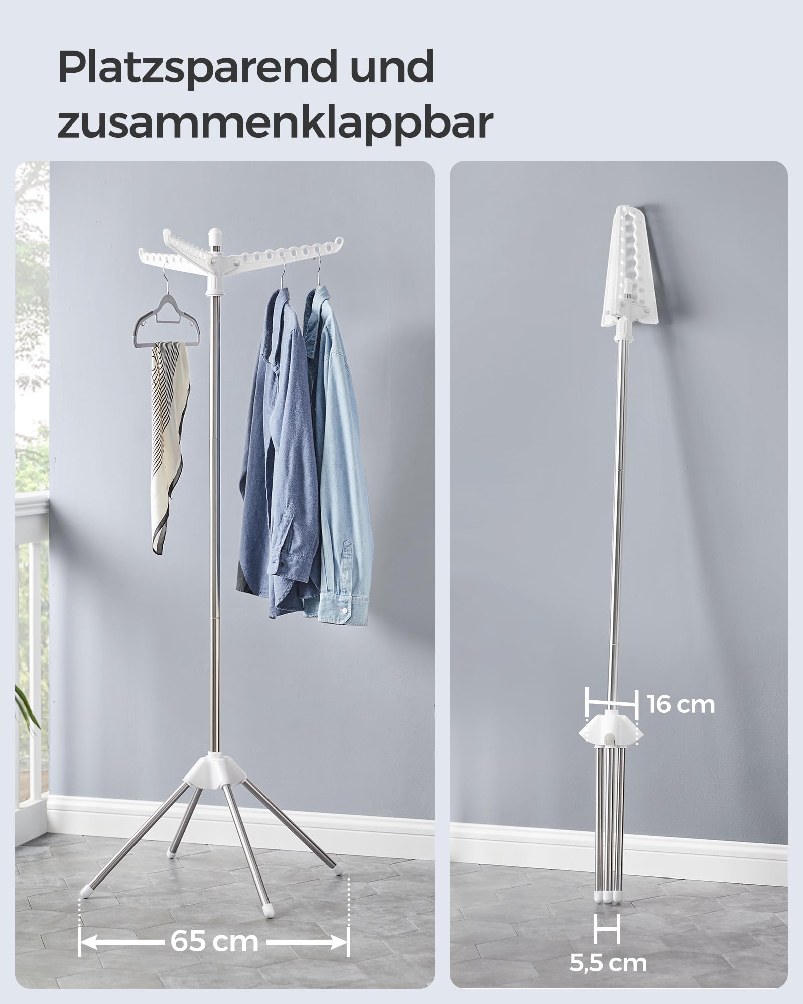 songmics-w-schest-nder-faltbar-edelstahl-turm-trockner-f-r-27-kleiderb-gel-bis-1 image 3