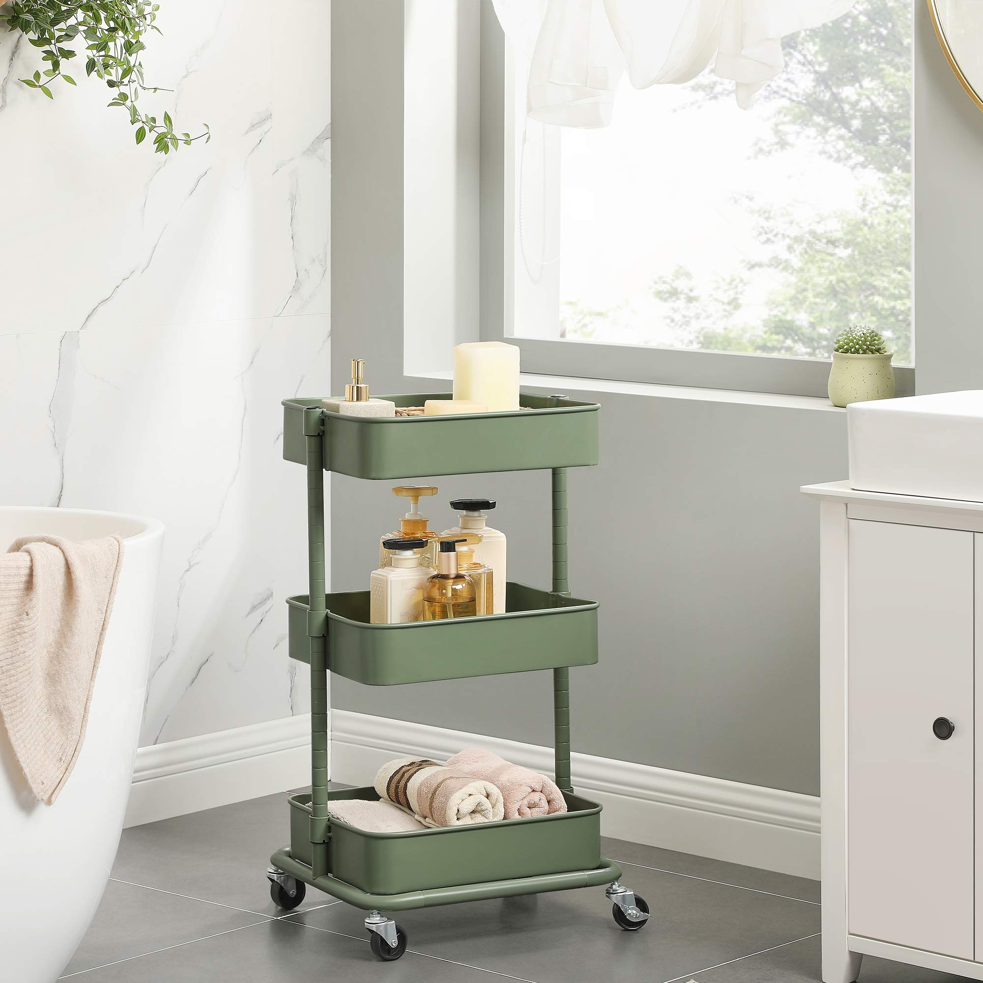 songmics-rollwagen-3-ebenen-43x35x73-5-cm-graugr-n-bsc060c01 image 3