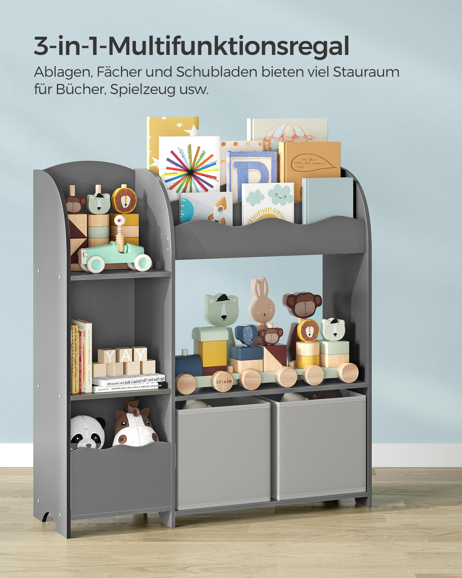 songmics-kinder-b-cherregal-spielzeugregal-mit-2-boxen image 4