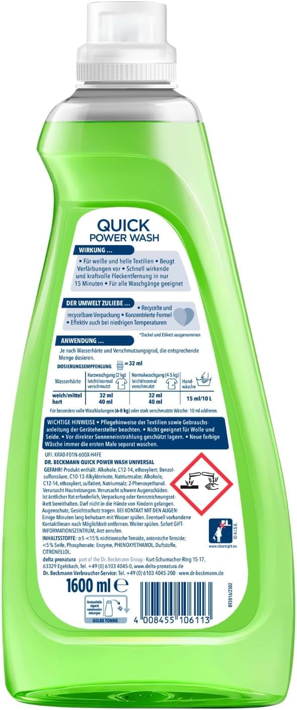 dr-beckmann-quick-power-wash-universal-fl-ssigwaschmittel-800-ml image 3