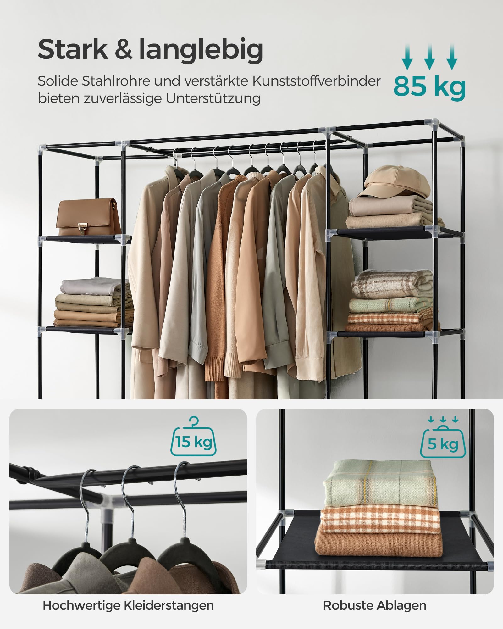 songmics-kleiderschrank-stoffschrank-lsf03h-150-x-45-x-175-cm-schwarz image 8