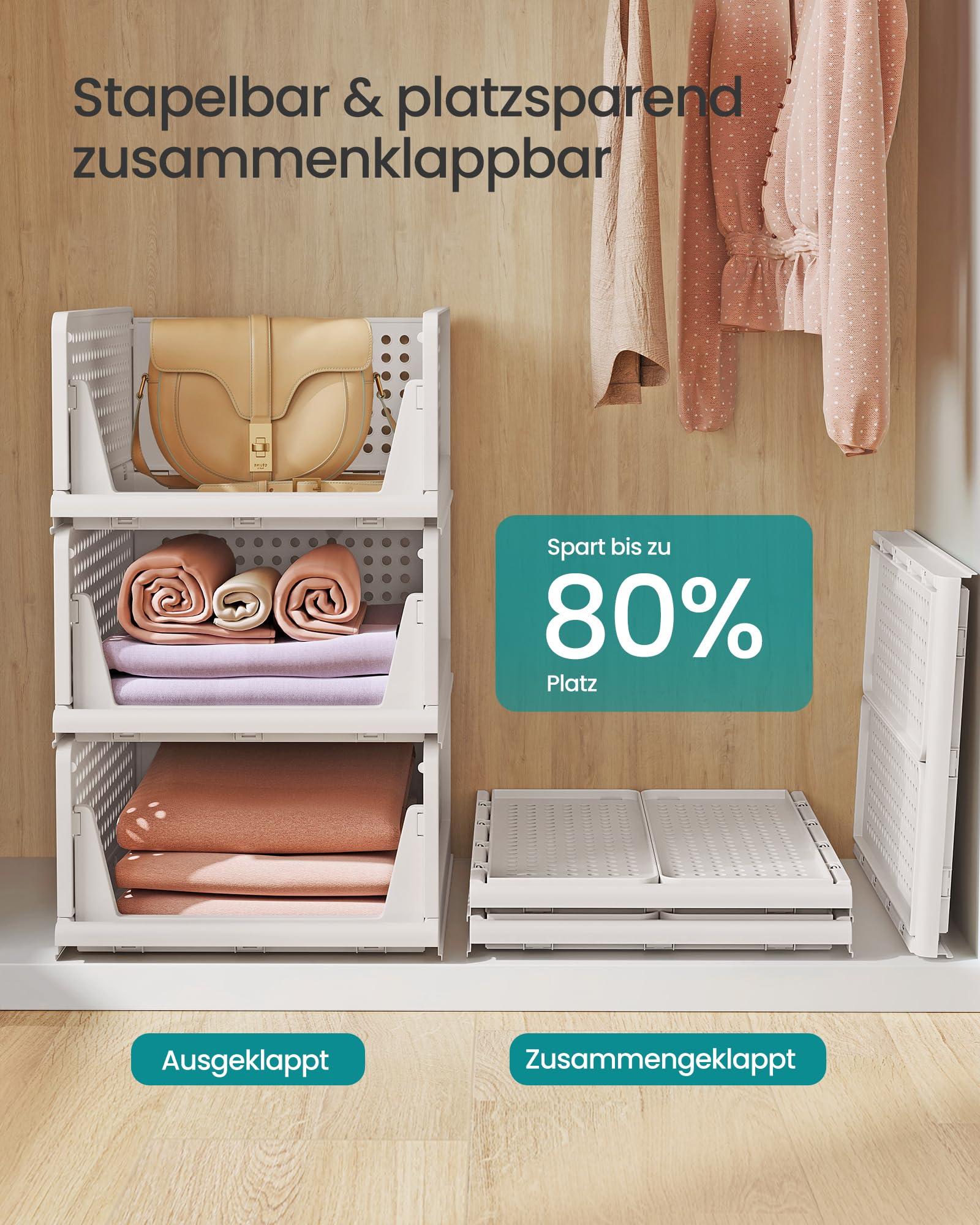 songmics-schrank-organizer-6er-set-klappbar-stapelbar-ausziehbarer-korb image 3