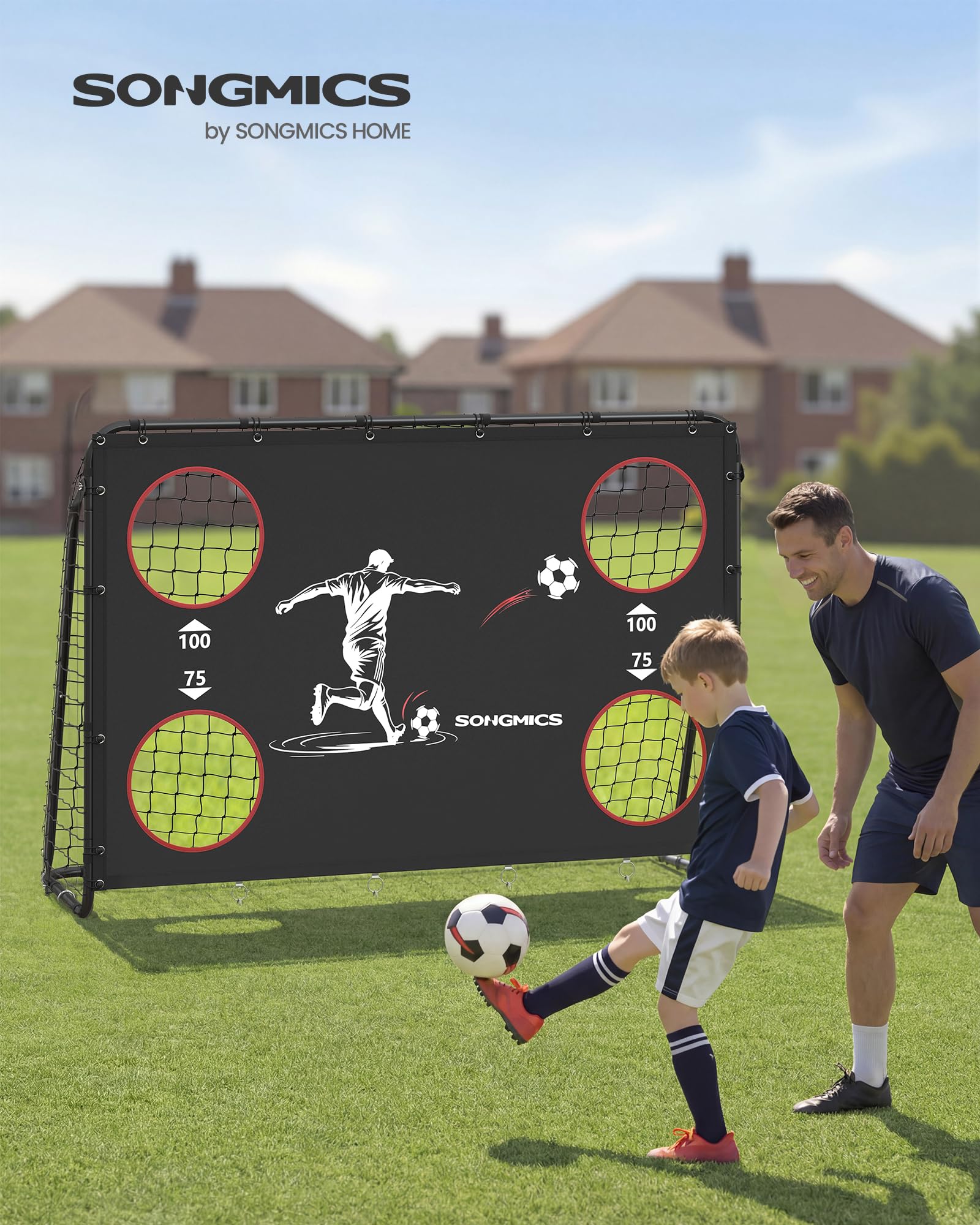 songmics-fu-balltor-mit-torwand-76-x-215-x-150-cm-stahl-pe-netz image 2