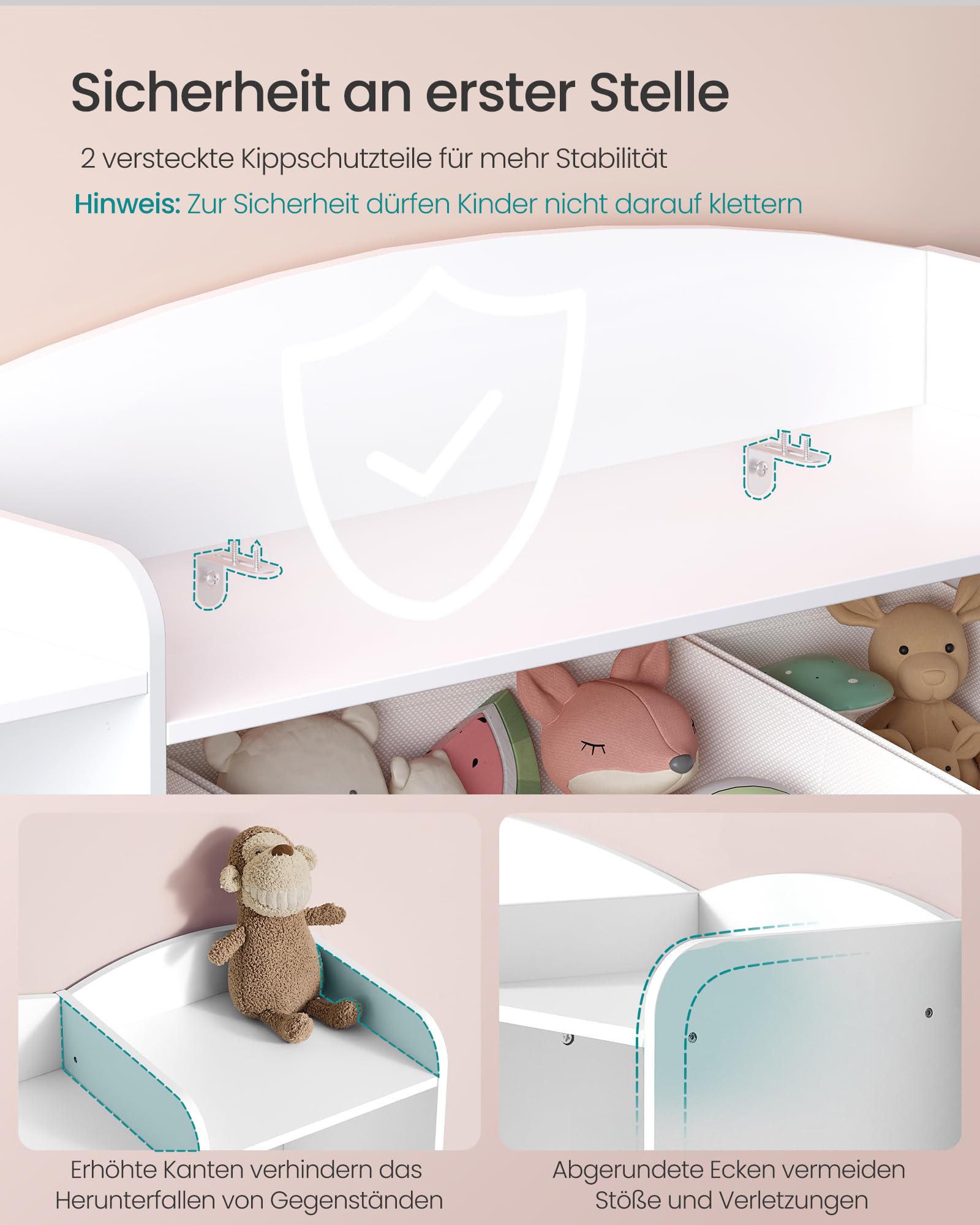 songmics-kinderregal-mit-4-f-chern-und-11-boxen-wei-143-8-cm image 6