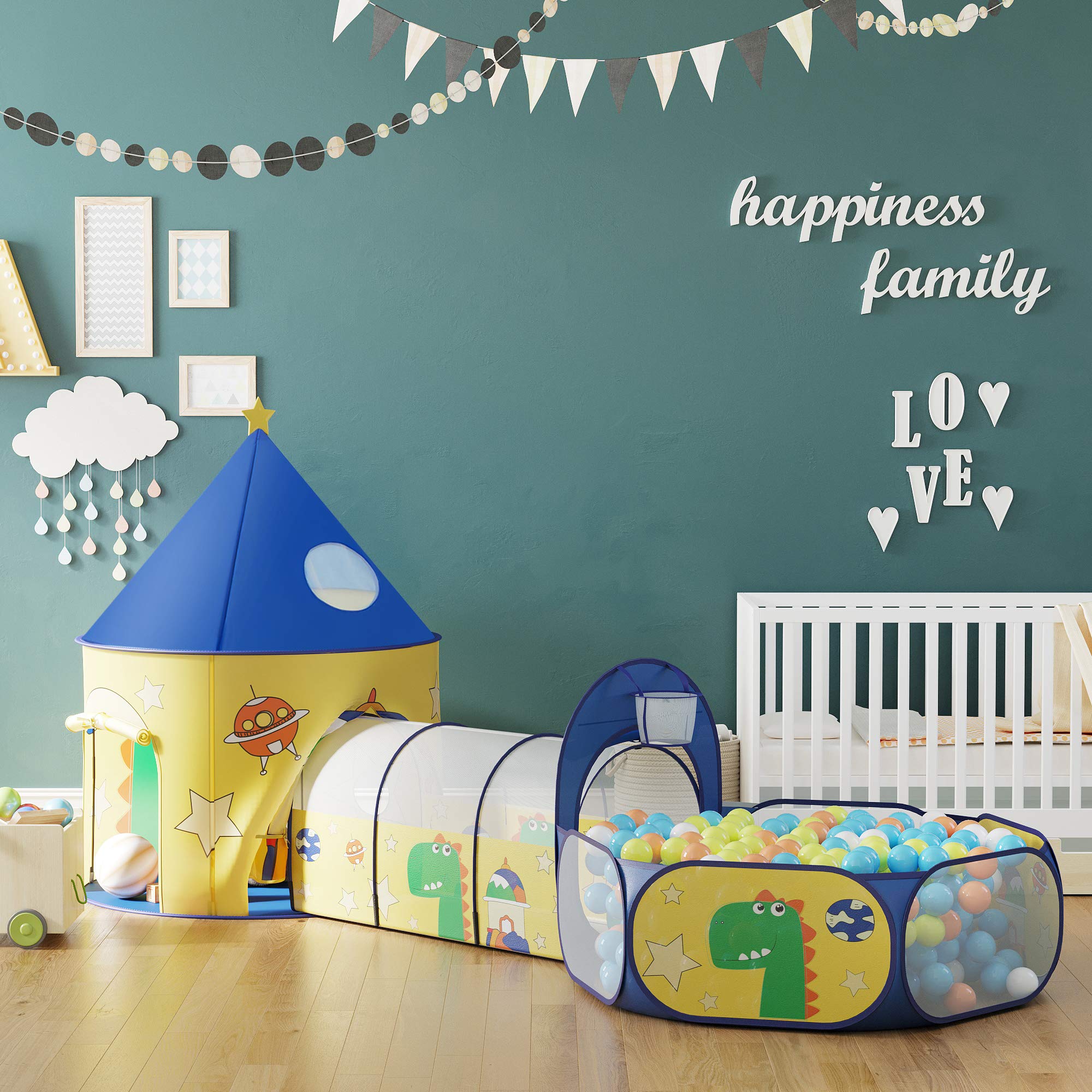 songmics-spielzelt-3-in-1-pop-up-zelt-mit-tunnel-und-b-llebad-inkl-basketballkor image 3