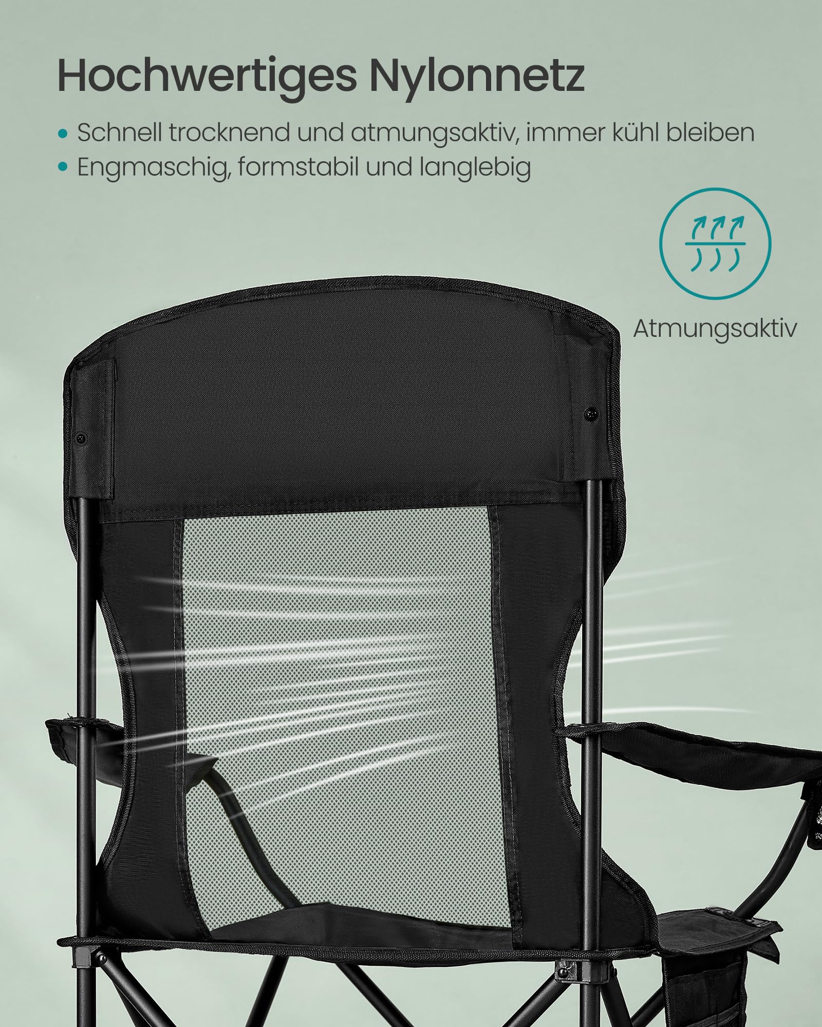 songmics-campingstuhl-2er-set-klappstuhl-outdoor-150-kg-schwarz image 4