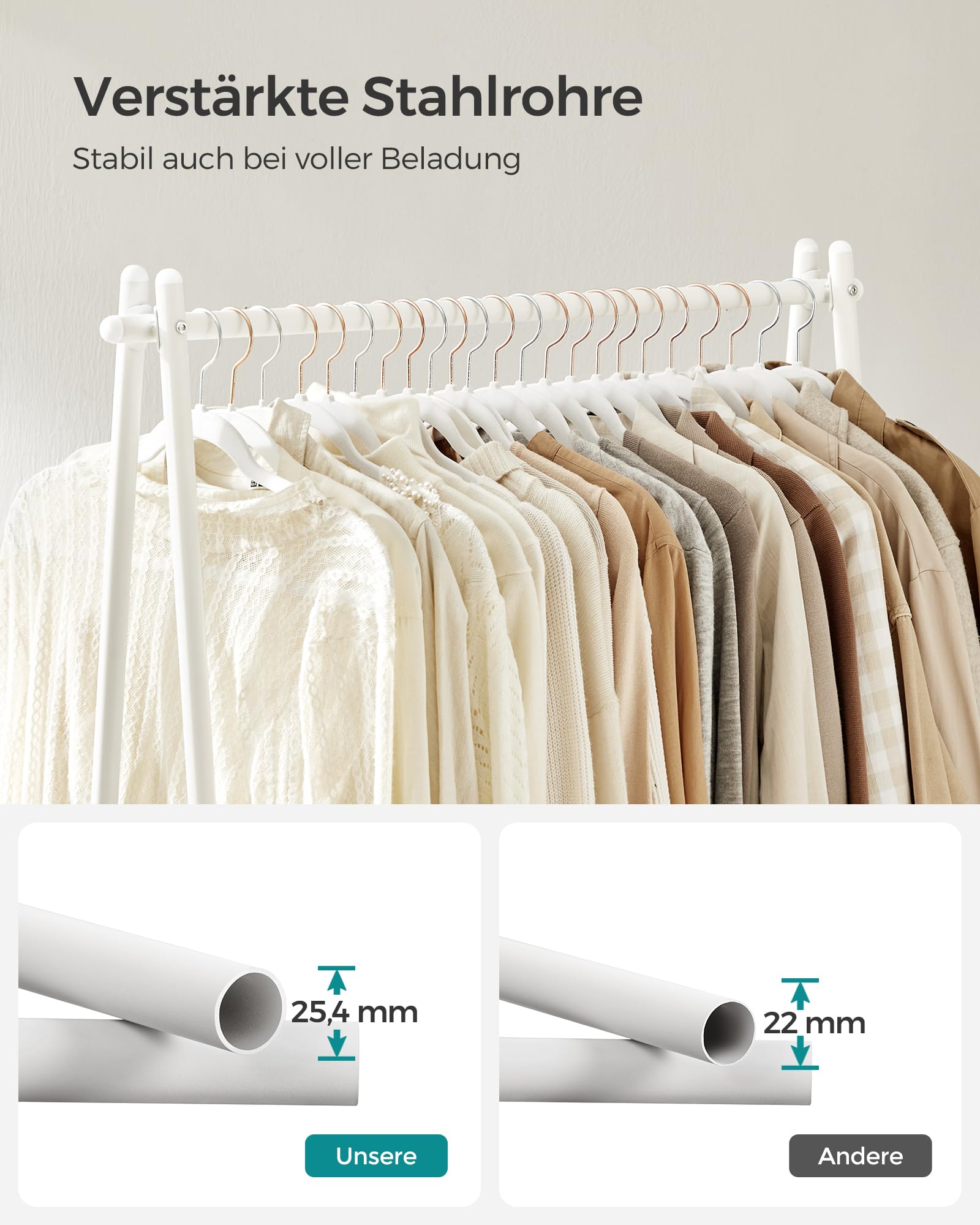 songmics-kleiderst-nder-hsr023w01-garderobenst-nder-stahl-33-5-x-92-5-x-153-cm-w image 3