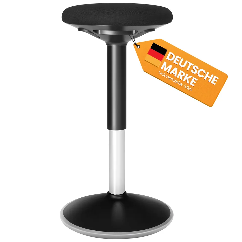 songmics-osc05bk-dynamischer-sitzhocker-stehhocker-h-henverstellbar-56-81-cm-sch image 1