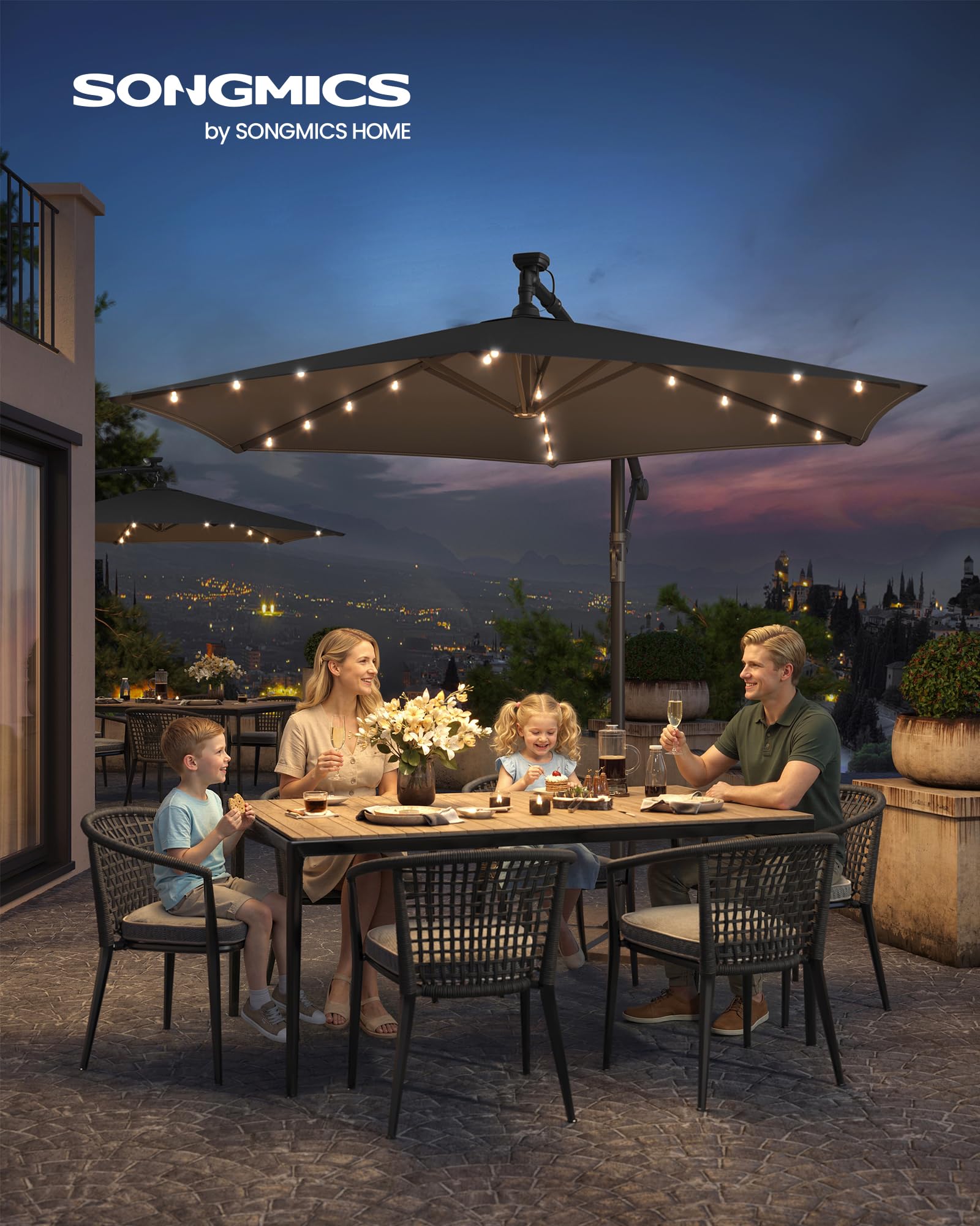 songmics-ampelschirm-300-cm-mit-led-solar-beleuchtung-gpu118g01-grau-mit-st-nder image 2