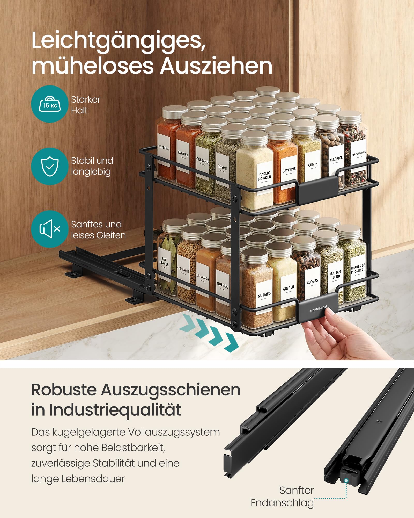 songmics-gew-rzregal-ausziehbar-2-etagen-schrankauszug-aus-stahl-schwarz image 4