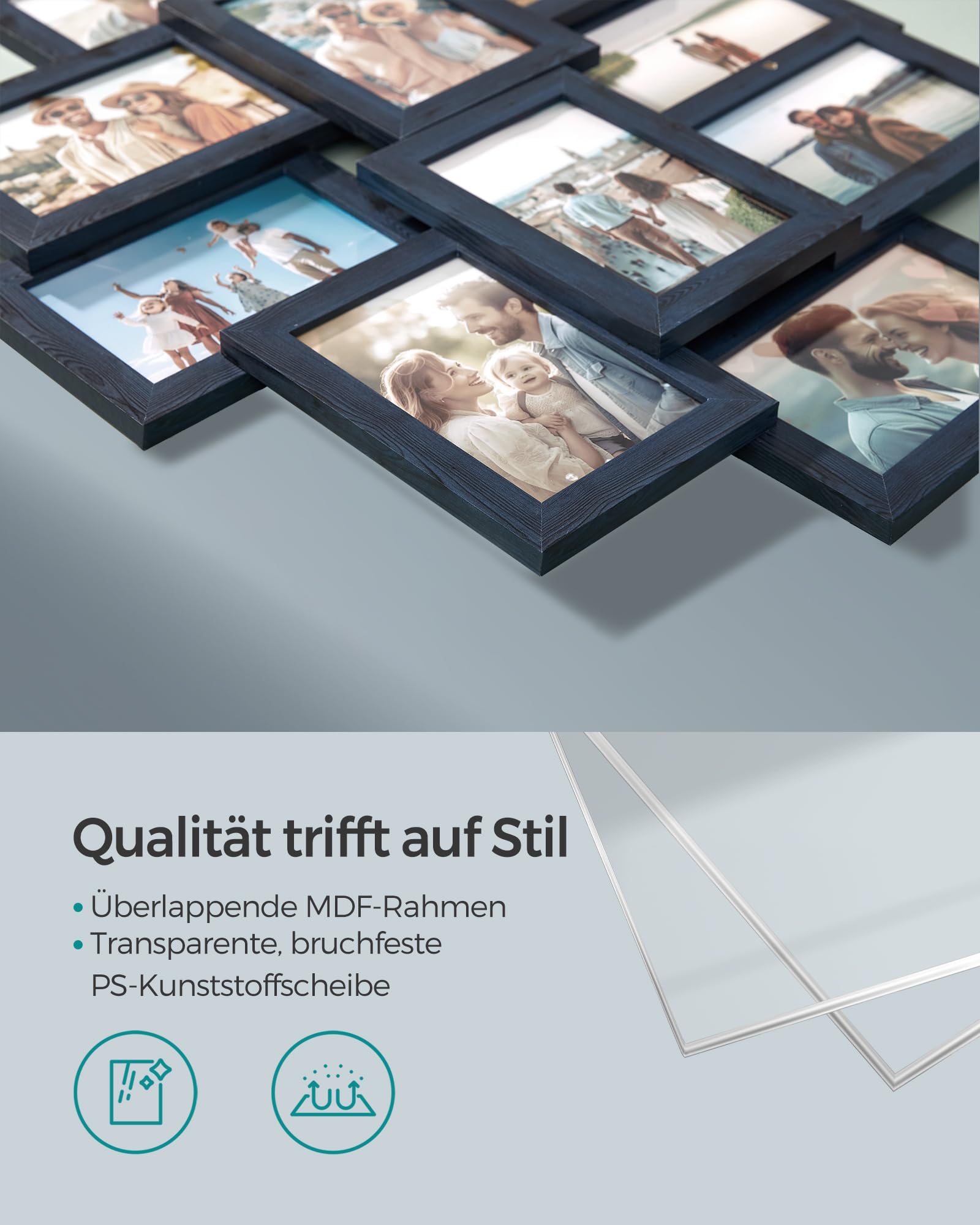 songmics-bilderrahmen-collage-rpf020q01-10er-set-f-r-10-x-15-cm-marineblau image 4