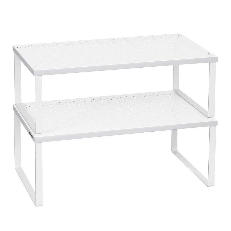 songmics-gew-rzregal-2er-set-metall-wei-stapelbar-kcs401w01 image 1