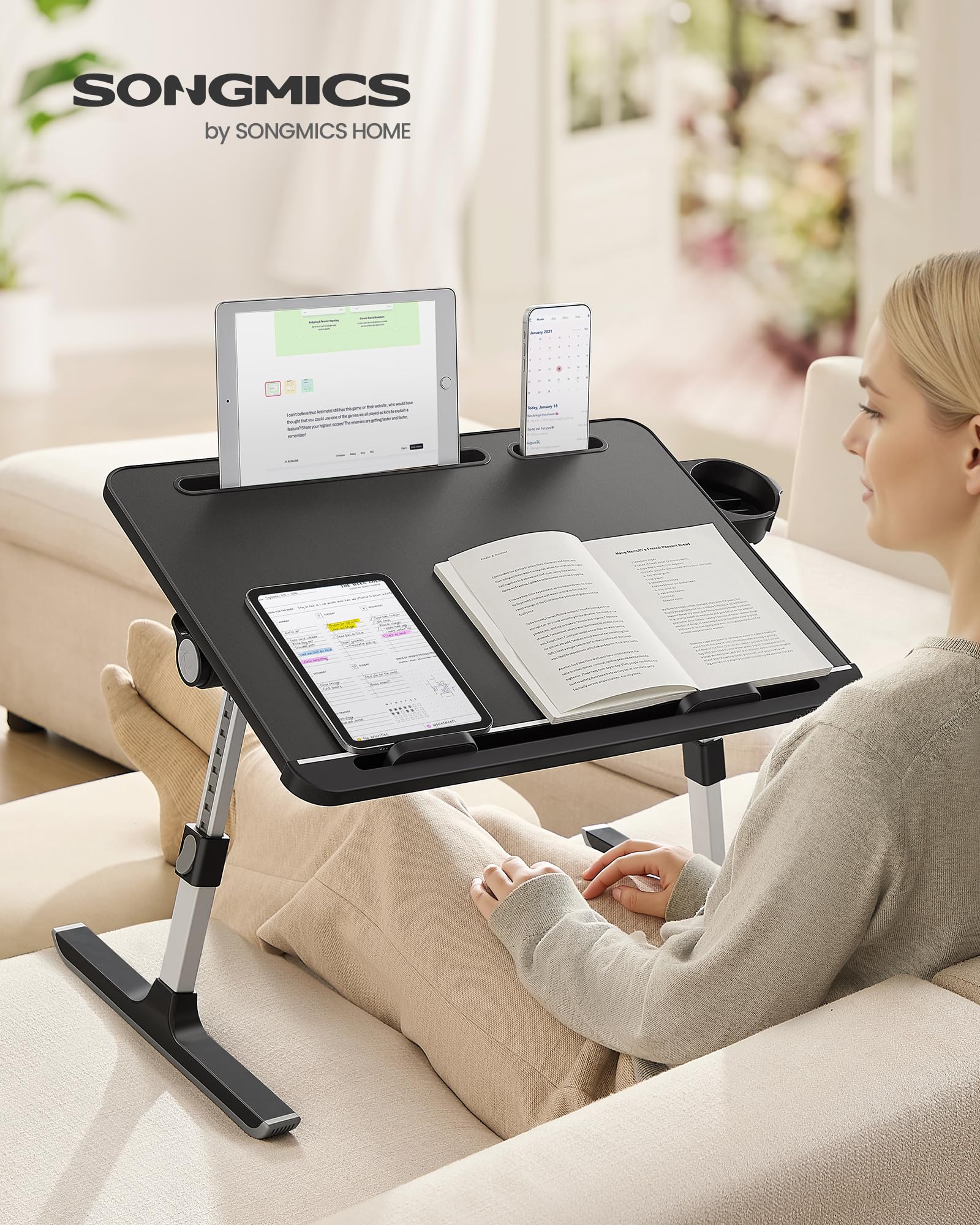 songmics-laptoptisch-lld113bc01-betttisch-56x40-cm-120-neigbar-h-henverstellbar- image 2