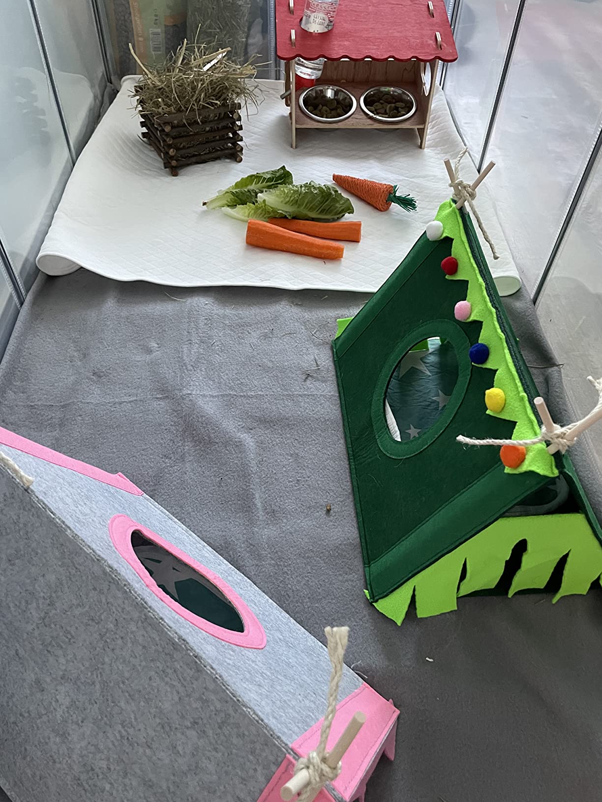 Für aktive Kaninchen zu leicht
