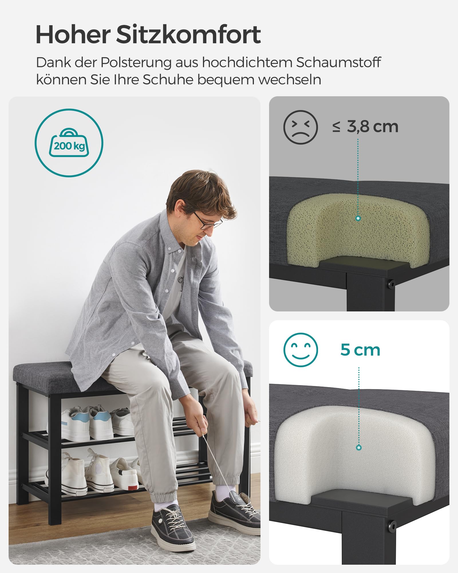 songmics-schuhbank-mit-3-ebenen-sitzpolster-leinen-metallrahmen-bis-200-kg image 5