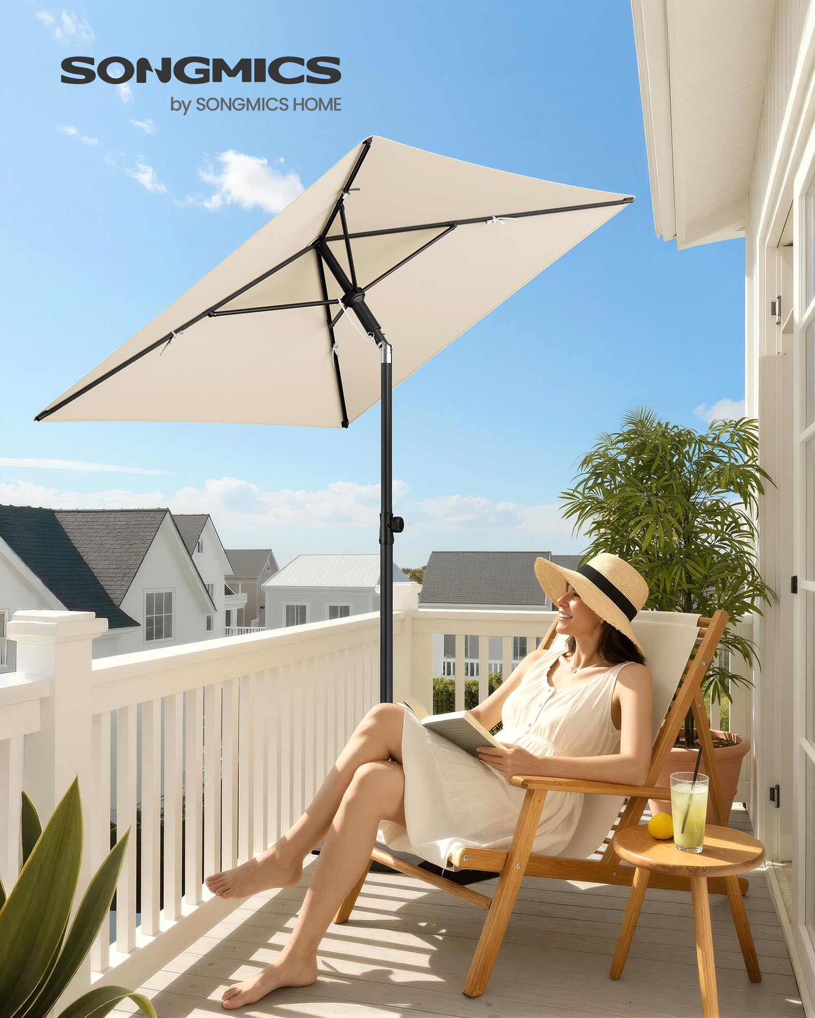 songmics-balkon-sonnenschirm-190-x-120-cm-upf-50-2 image 2