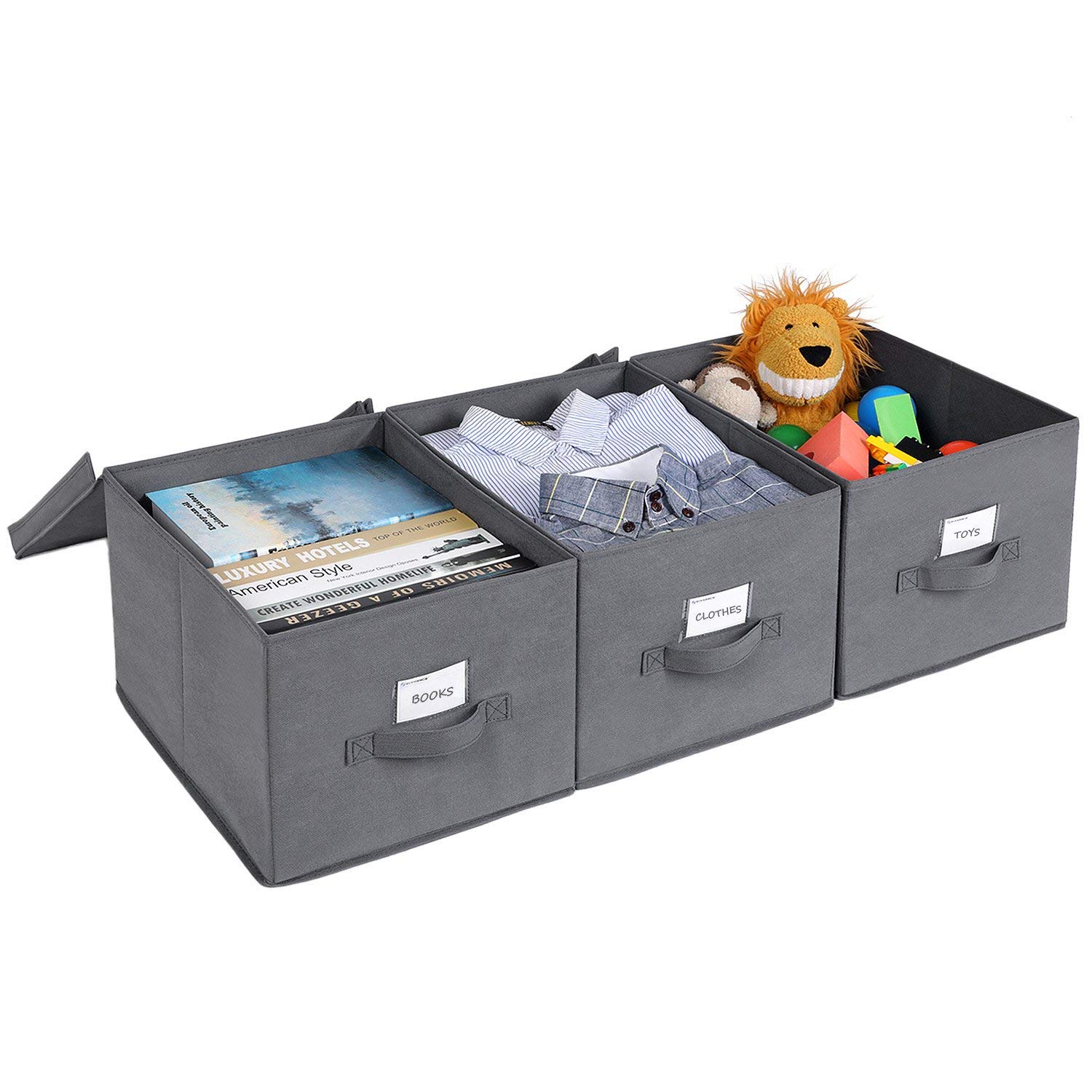 songmics-aufbewahrungsbox-rfb03g-3er-set-faltbox-mit-deckel-40-x-30-x-25-cm-grau image 8