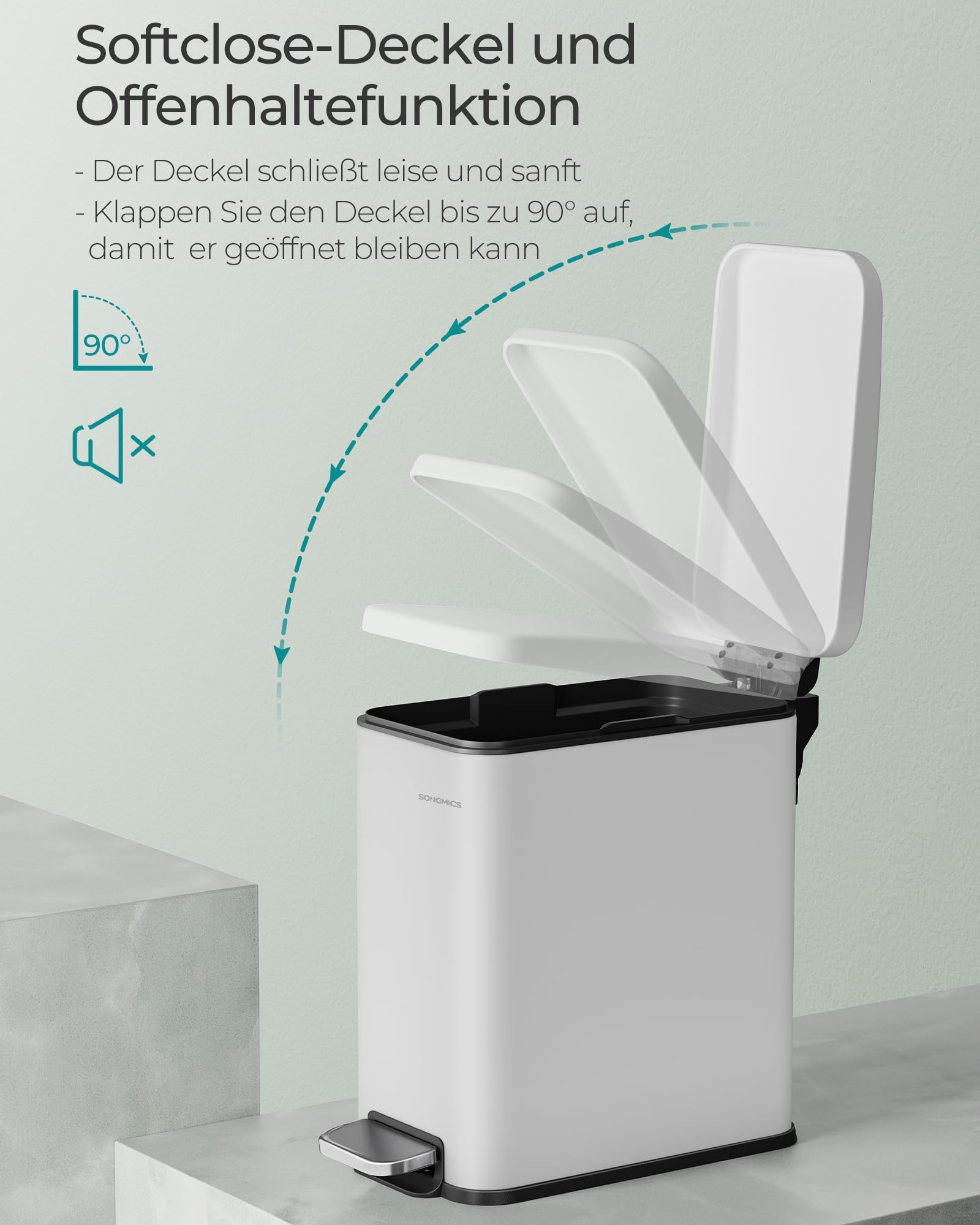 songmics-kosmetikeimer-5-liter-edelstahl-tretm-lleimer-mit-inneneimer image 5
