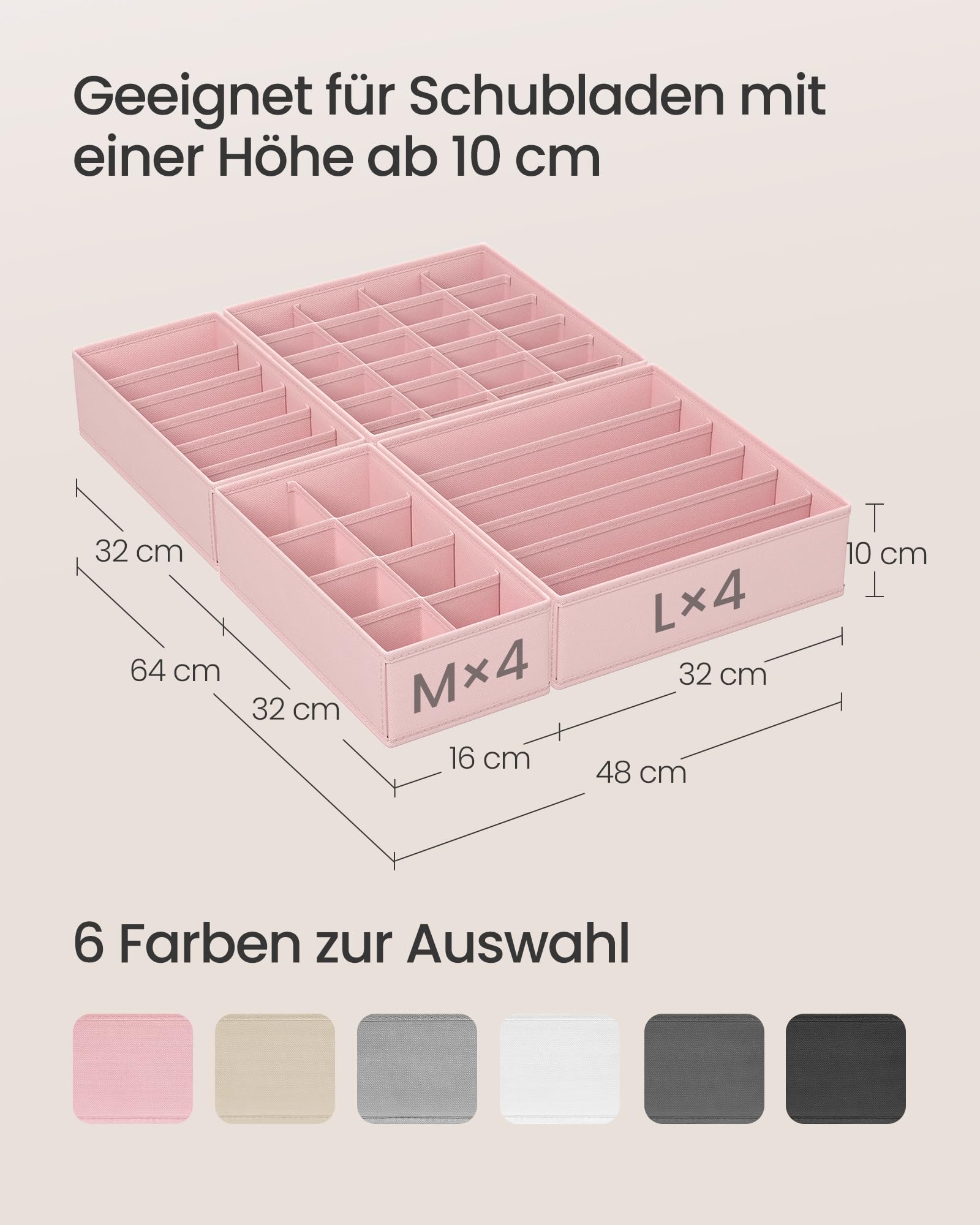 songmics-unterw-sche-organizer-8er-set-faltbar-rosa-rus008p01 image 4