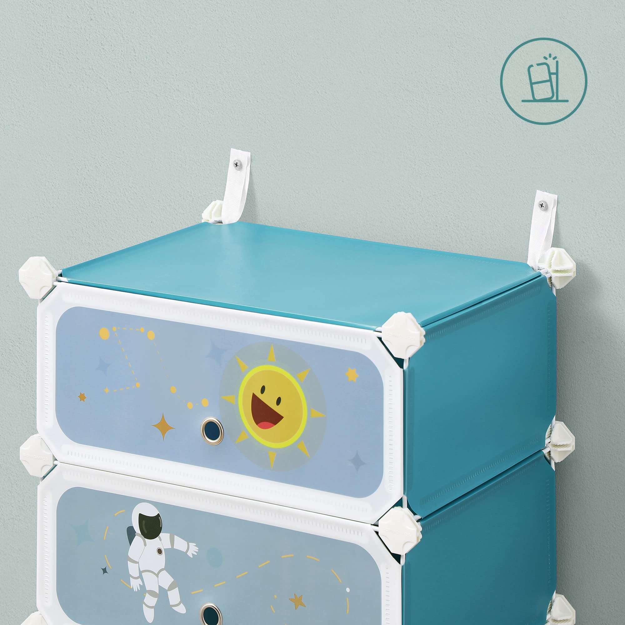 songmics-kinderschuhregal-lpc904q01-mit-6-f-chern-43x31x105-cm-blau image 8